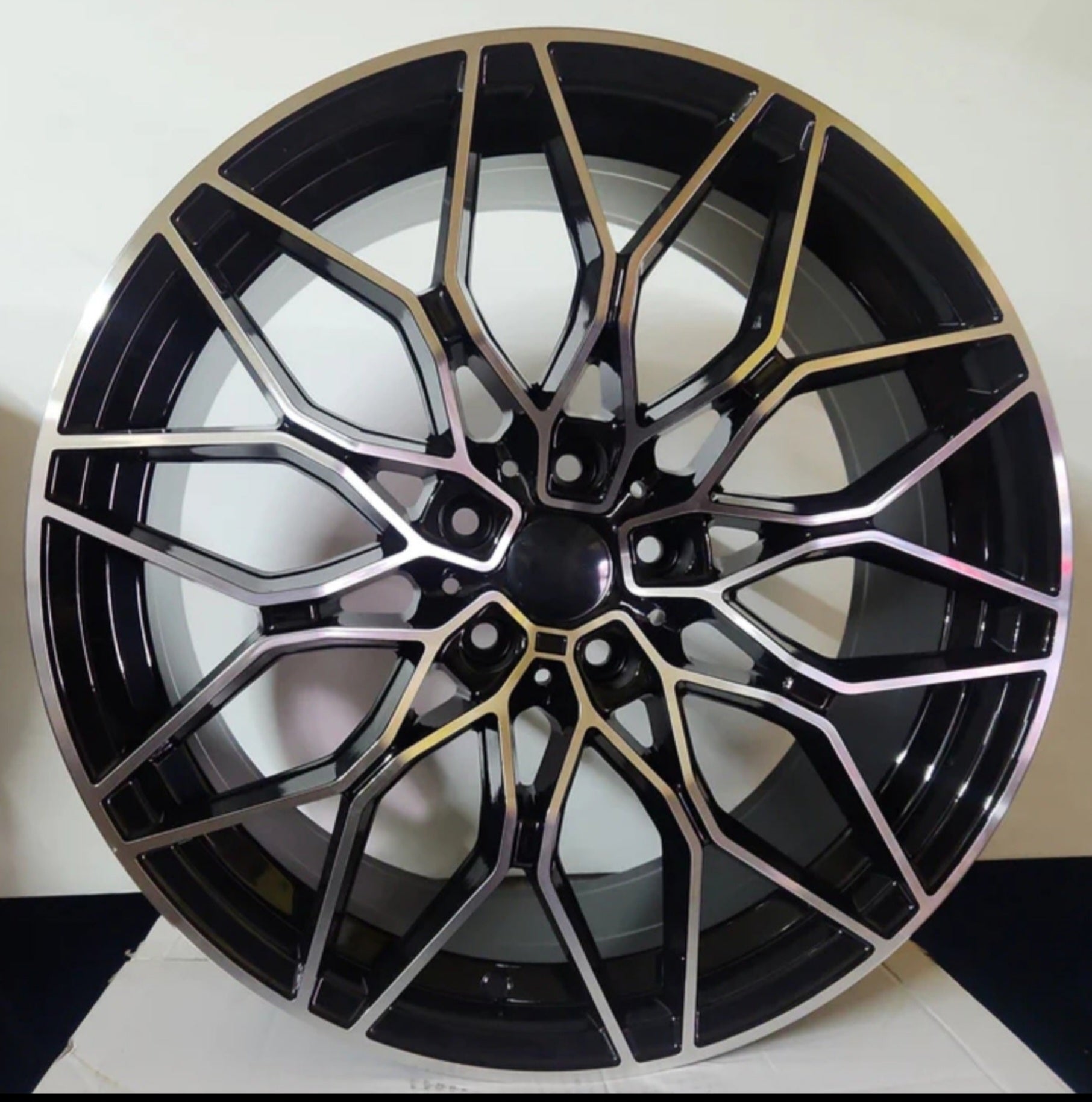 WCL206 WHEELS 20x8.5 5x112 GLOSS BLACK MACHINED