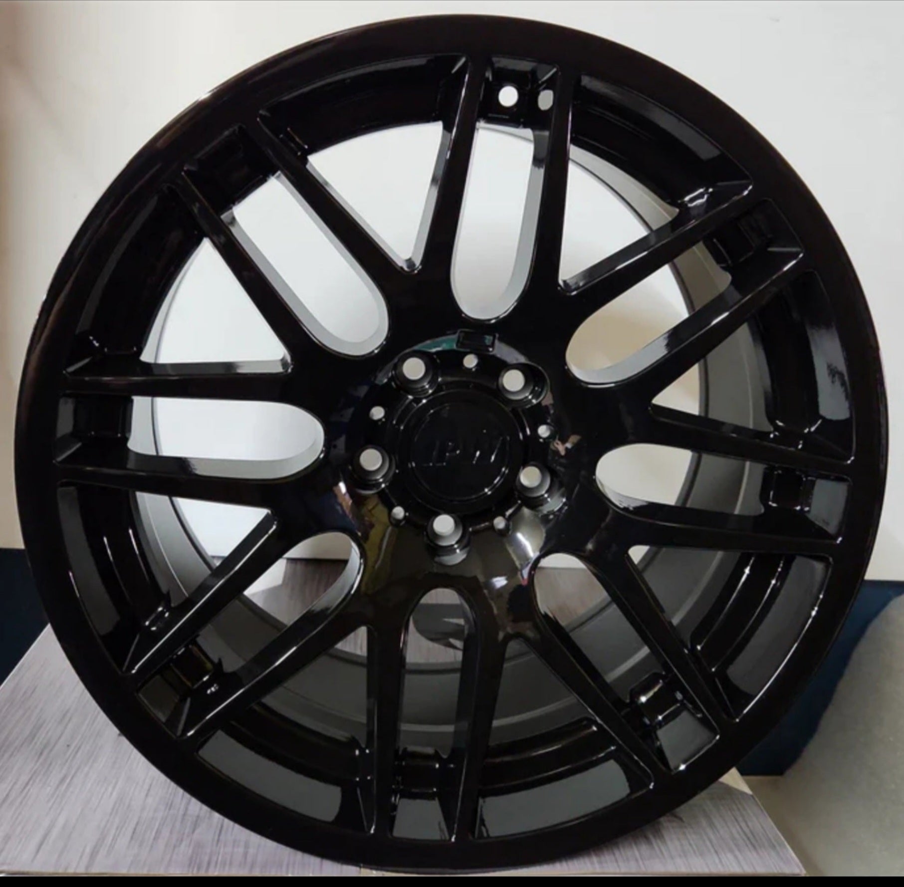 W703 19x8.5 5x120 GLOSS BLACK