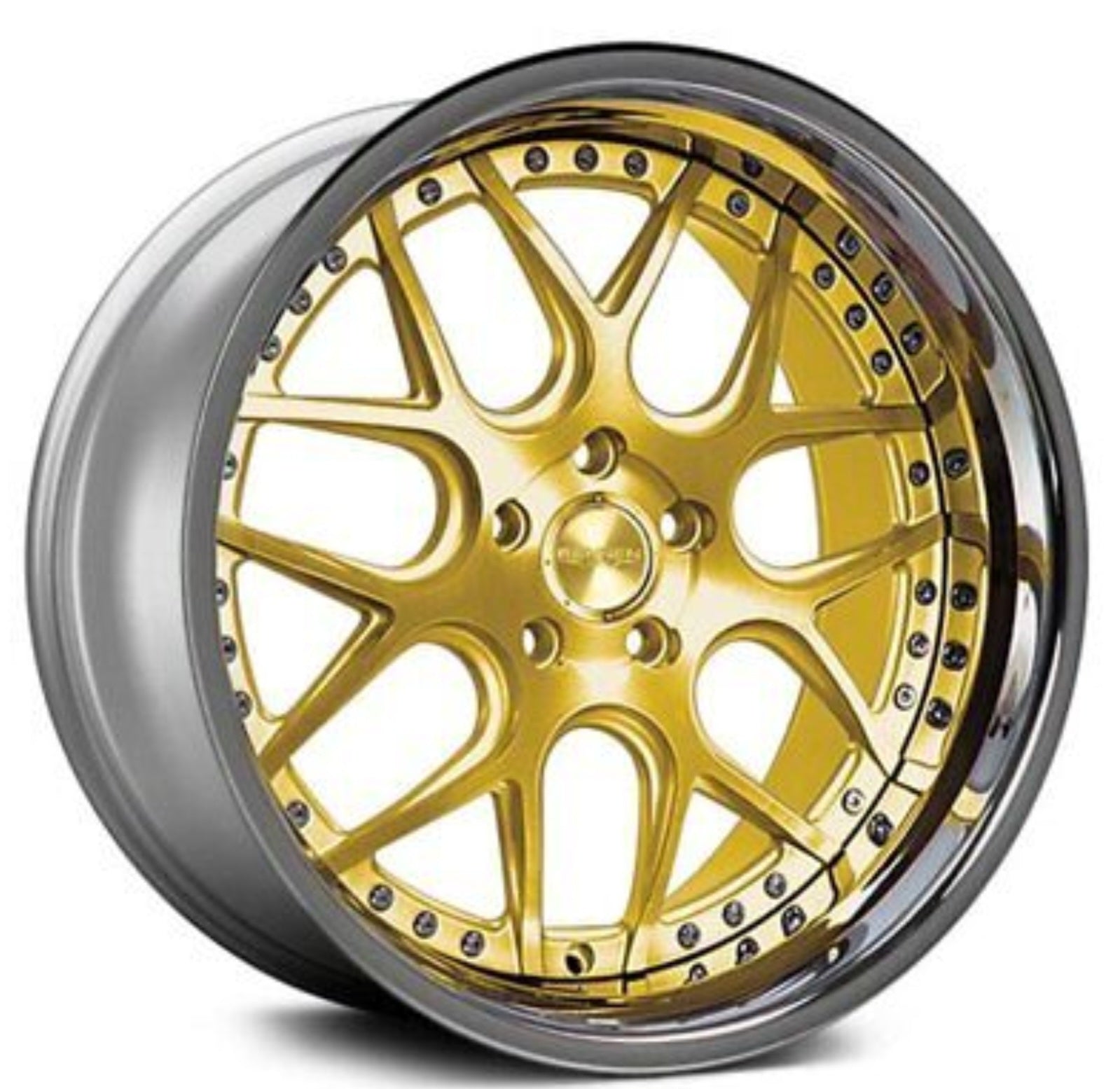 RENNEN CSL2 20x8.5 5x120.65 TINTED GOLD CHROME SSL