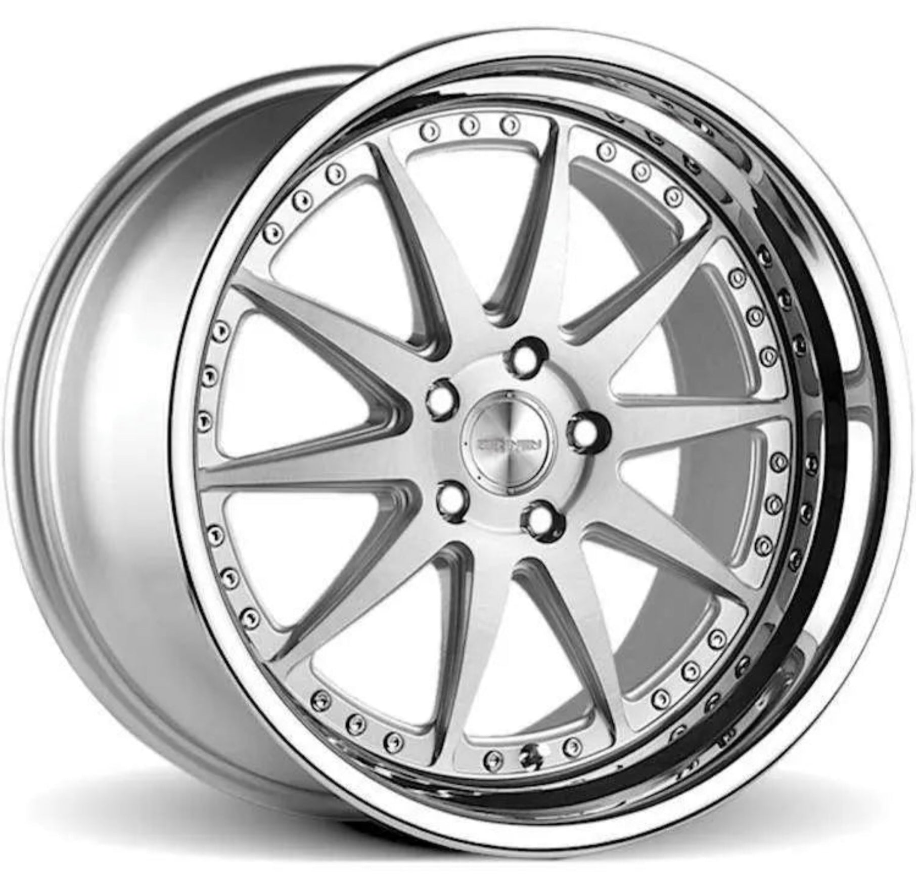 RENNEN CSL1 20x10 BLANK (5x112 - 5x120) SILVER BRUSHED CHROME SSL LIP
