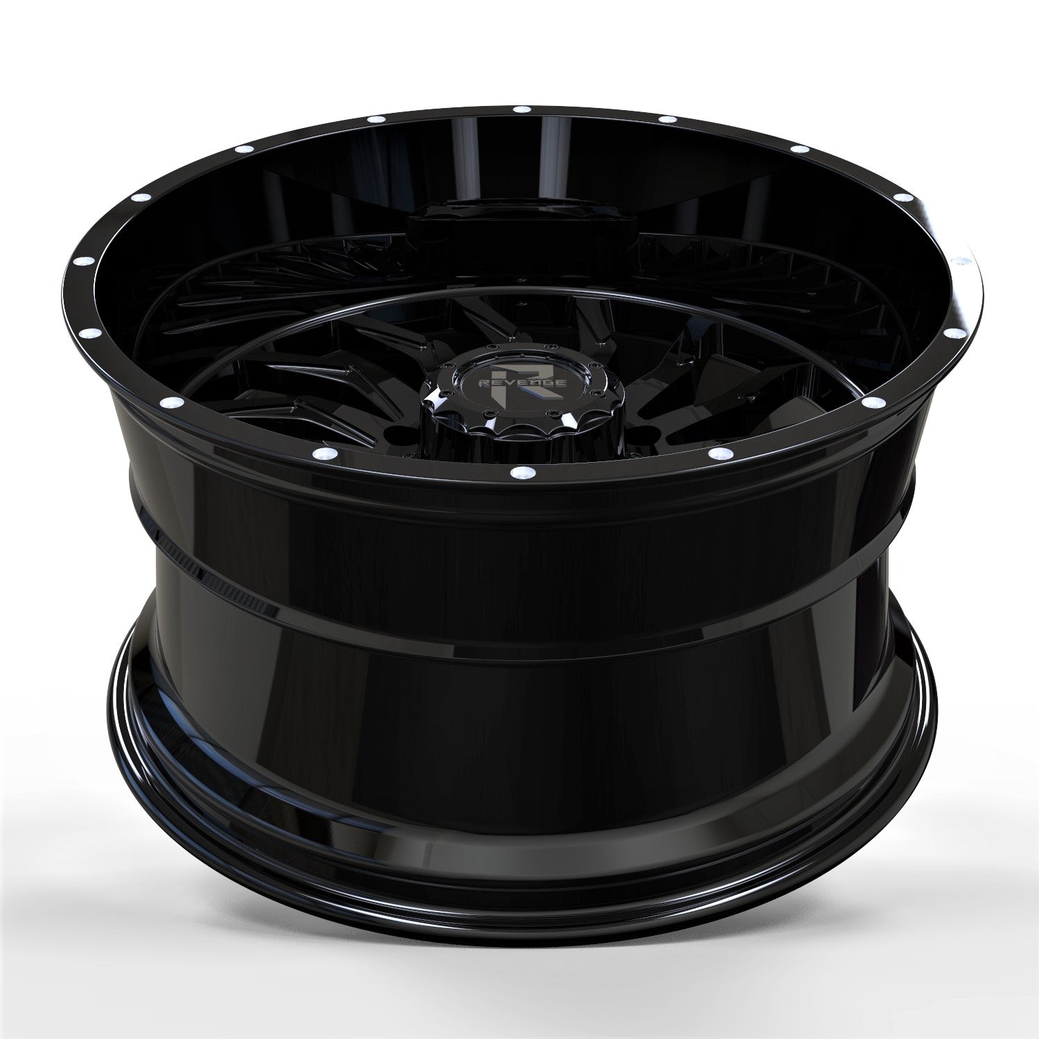 REVENGE RV-204 20X10 8X165.1 GLOSS BLACK
