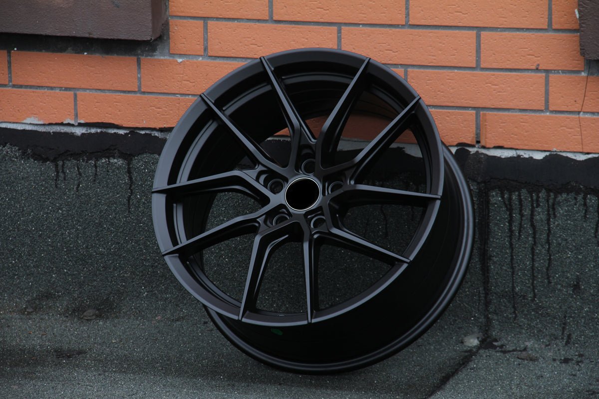 W007 VS1057 Satin Black 17x7.5 ET37 5x114.3 CB73.1