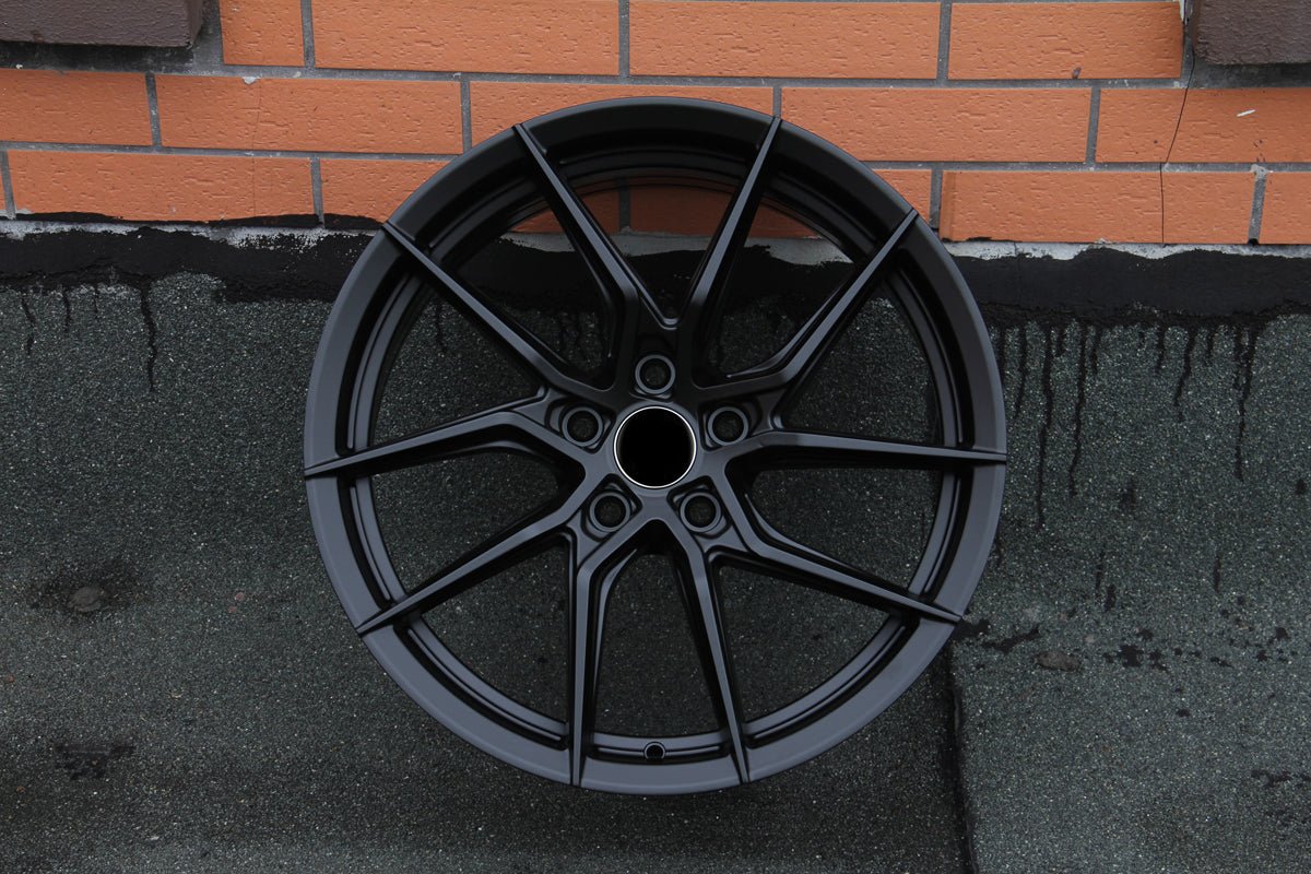 W007 VS1057 Satin Black 17x7.5 ET37 5x114.3 CB73.1