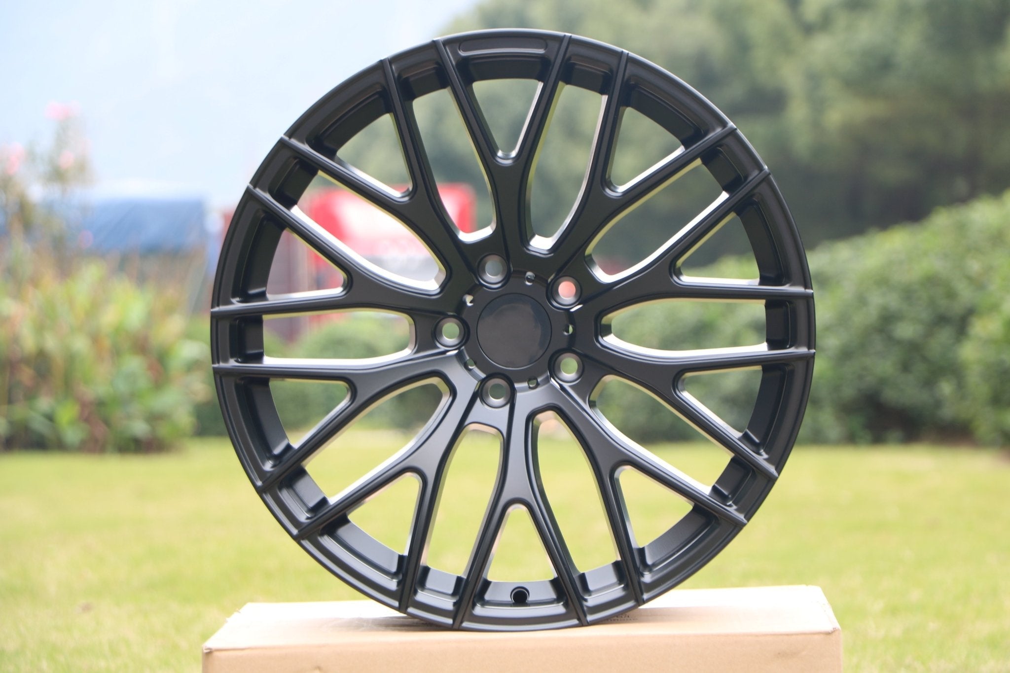 W008 Satin Black 19x9.5 ET35 5x120 CB72.56