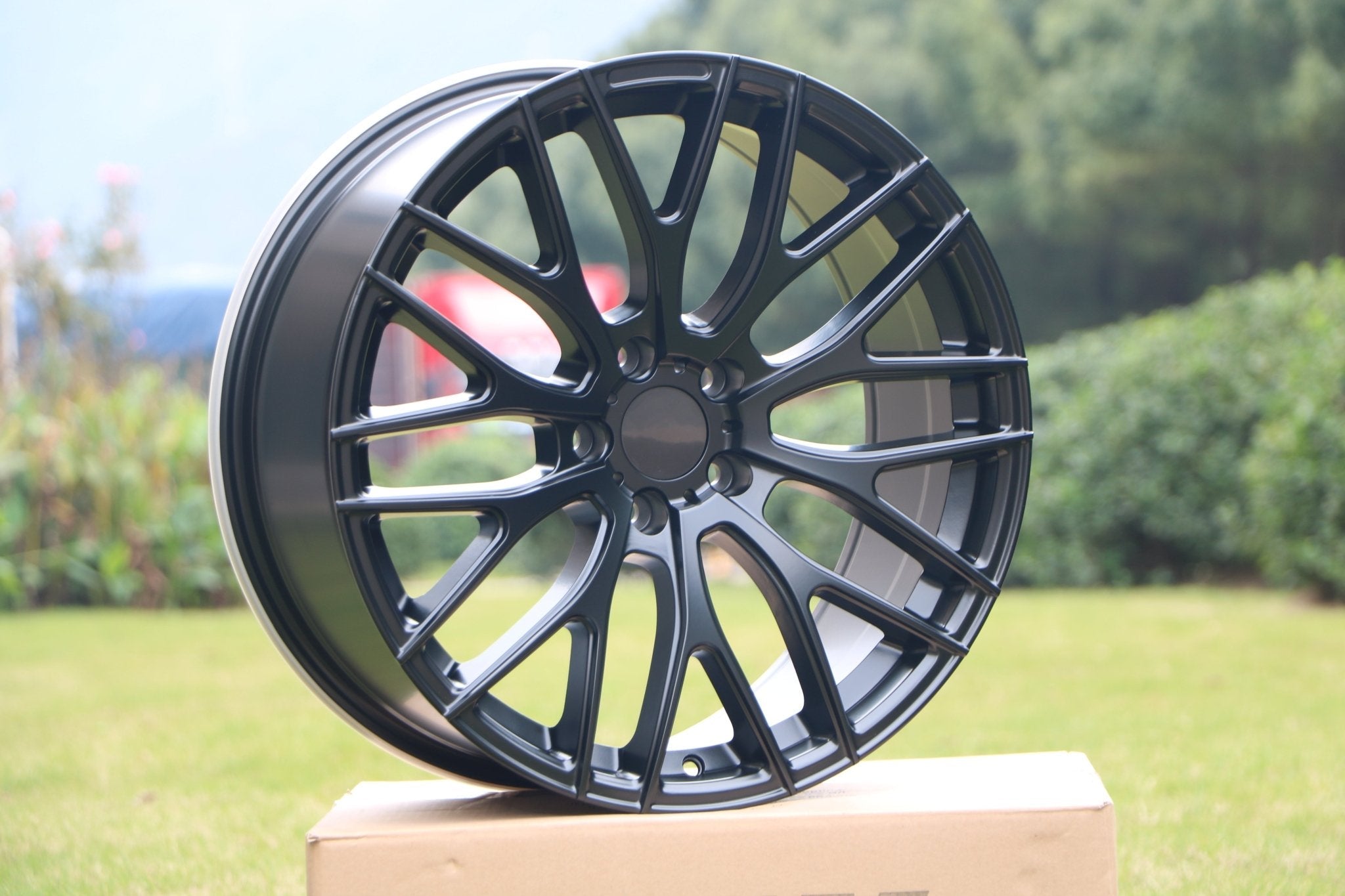W008 Satin Black 19x8.5 ET35 5x120 CB72.56