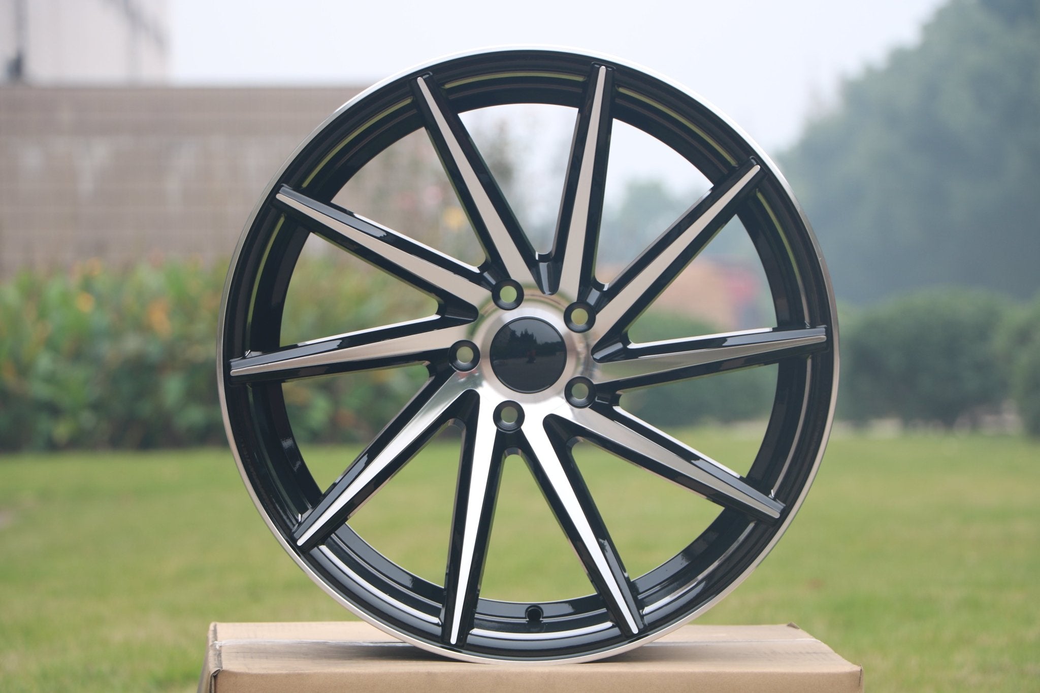 W013 Black Machined Face 20x10.0 ET35 5x114.3 CB73.1 1059    MB-1582