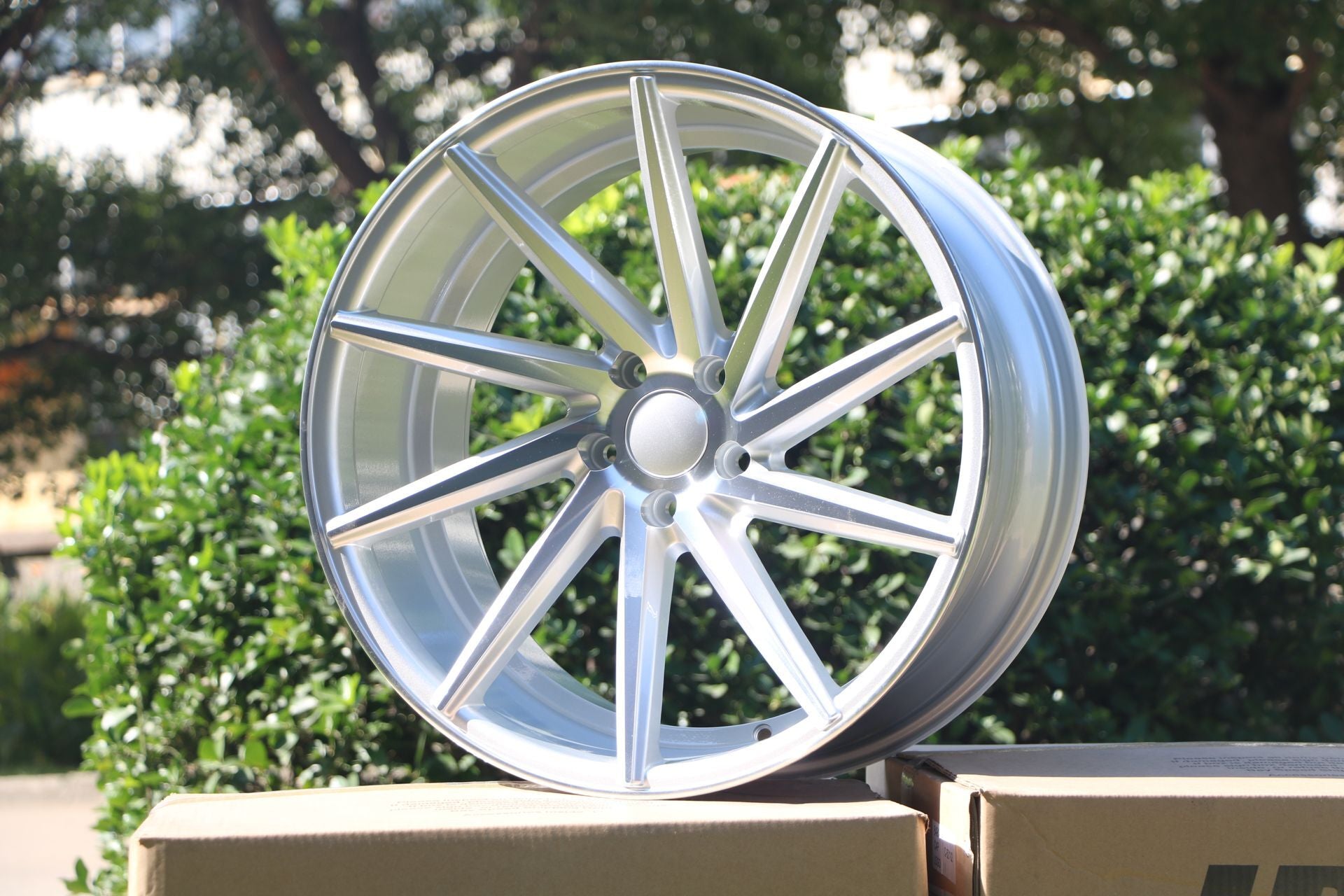 W013 Silver Machined Face 19x9.5 ET35 5x114.3 CB 73.1  WCC:C016IPW-S1