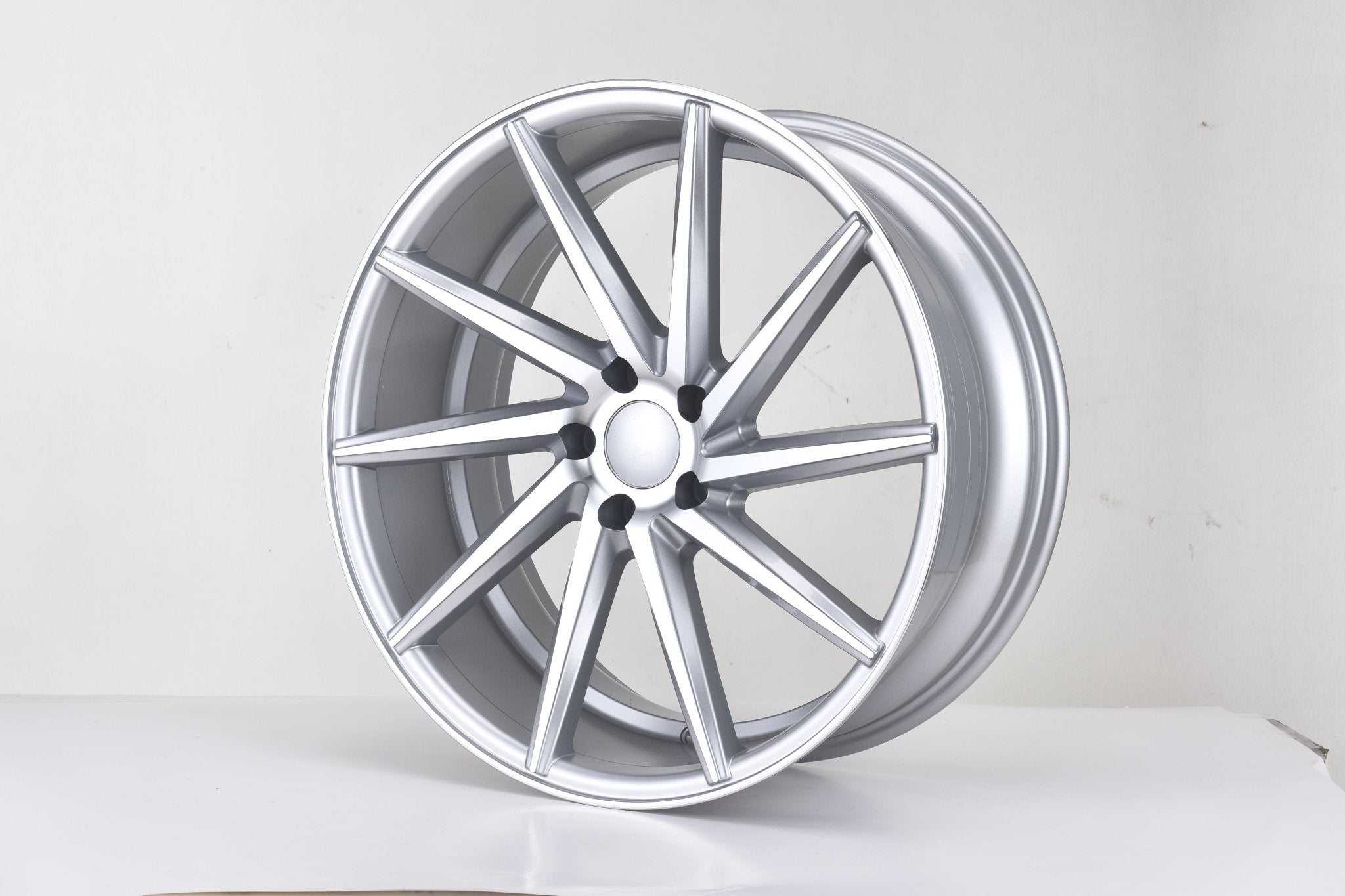 W013 Silver Machined Face 20x8.5 ET35 5x120 CB72.56  MB-1582