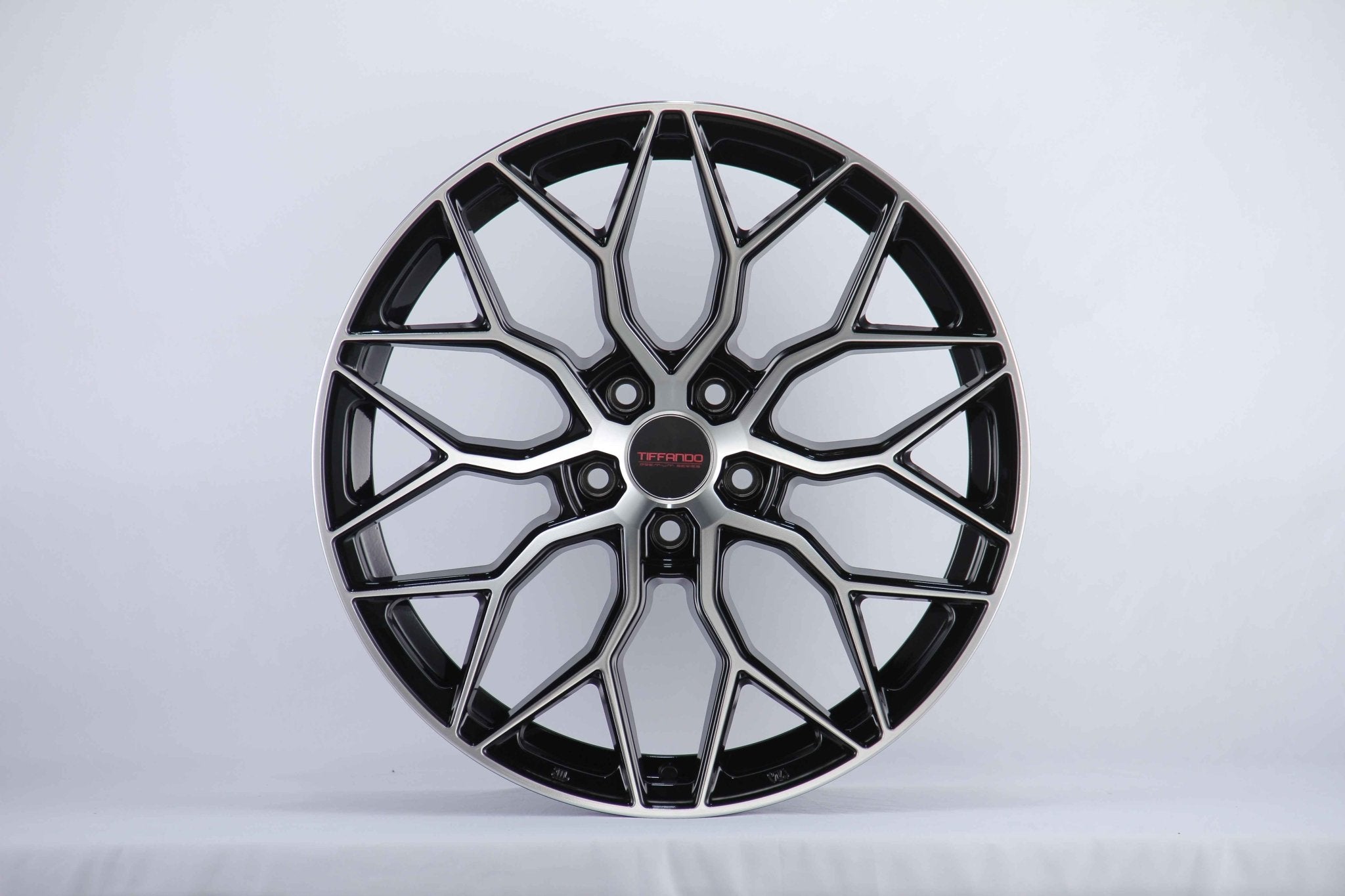W028 / XH1024 Black Machined Face 17x7.5 ET38 5x114.3 CB73.1