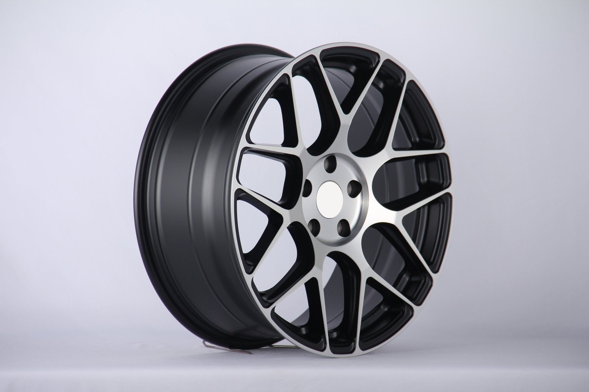 W056 330 Matte Black Machine Face 18x8.0 ET42 5x114.3 CB73.1