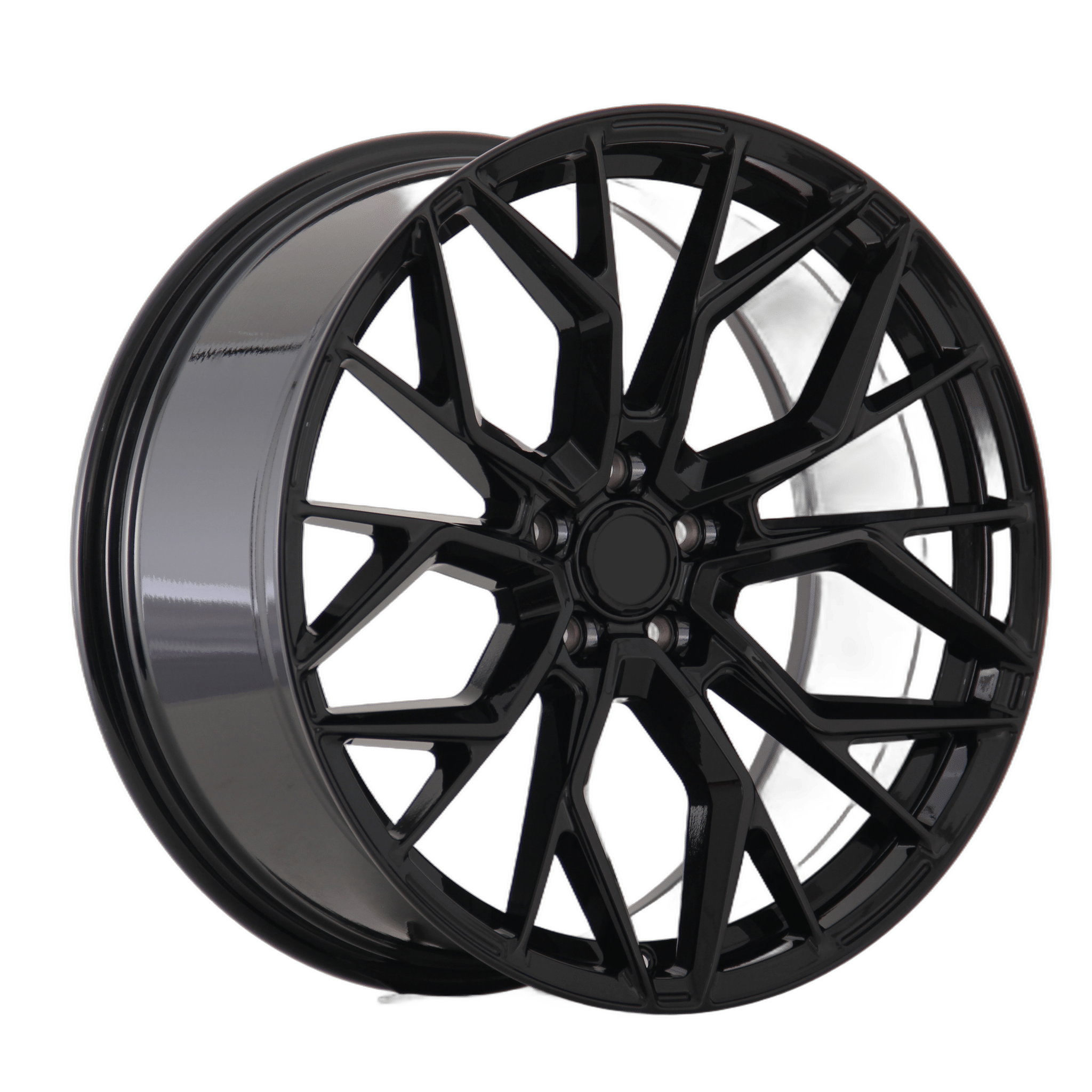 W061 RS7 18x8.0 5x108 GLOSS BLACK