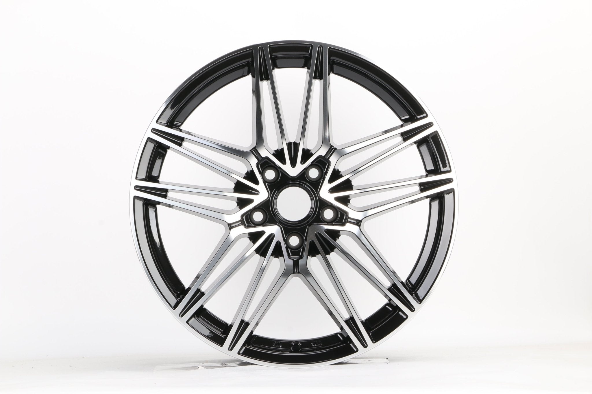 W1024 1849 Black Machined Face 19x7.5 ET35 CB73.1 5x114.3