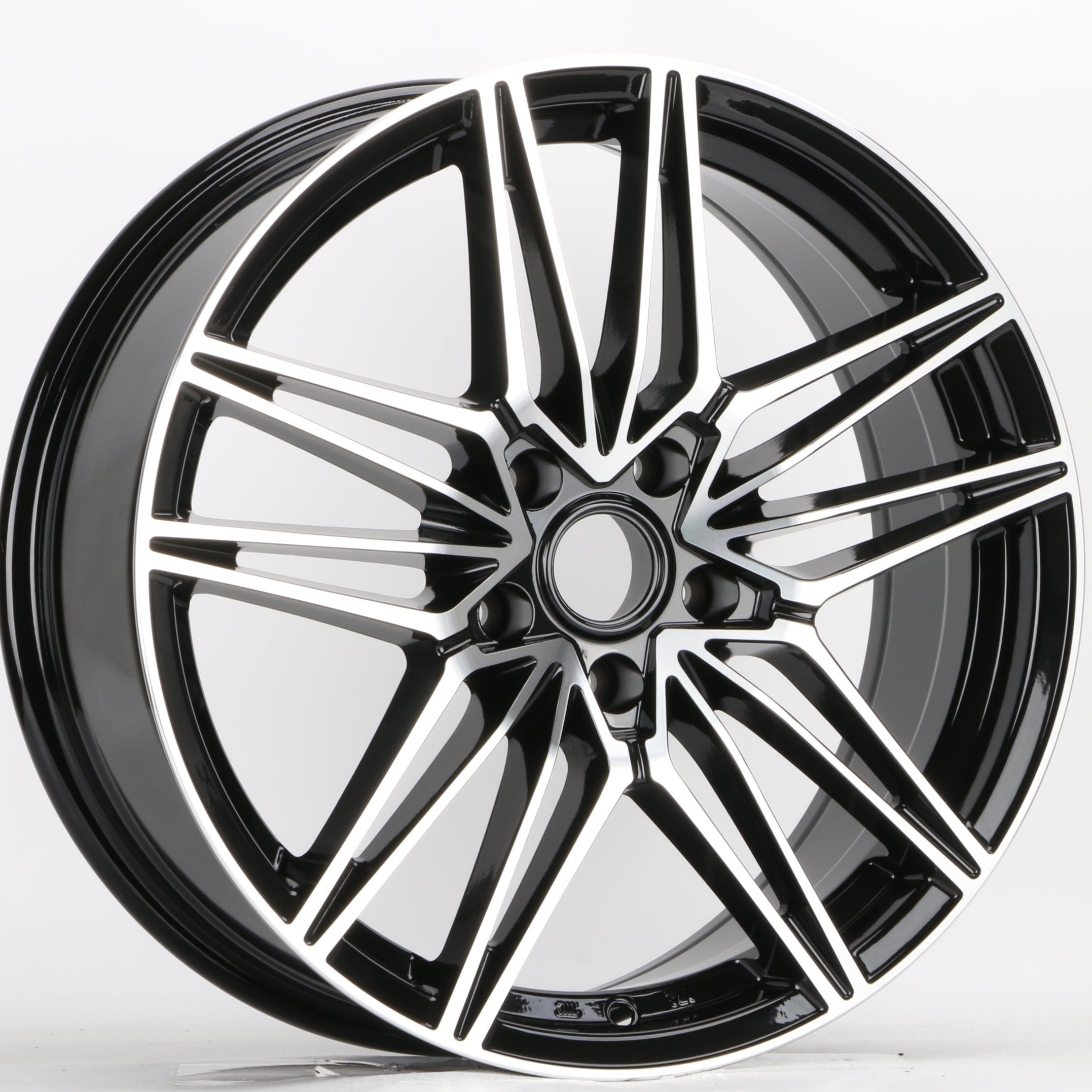 W1024 1849 Black Machined Face 19x7.5 ET35 CB73.1 5x114.3