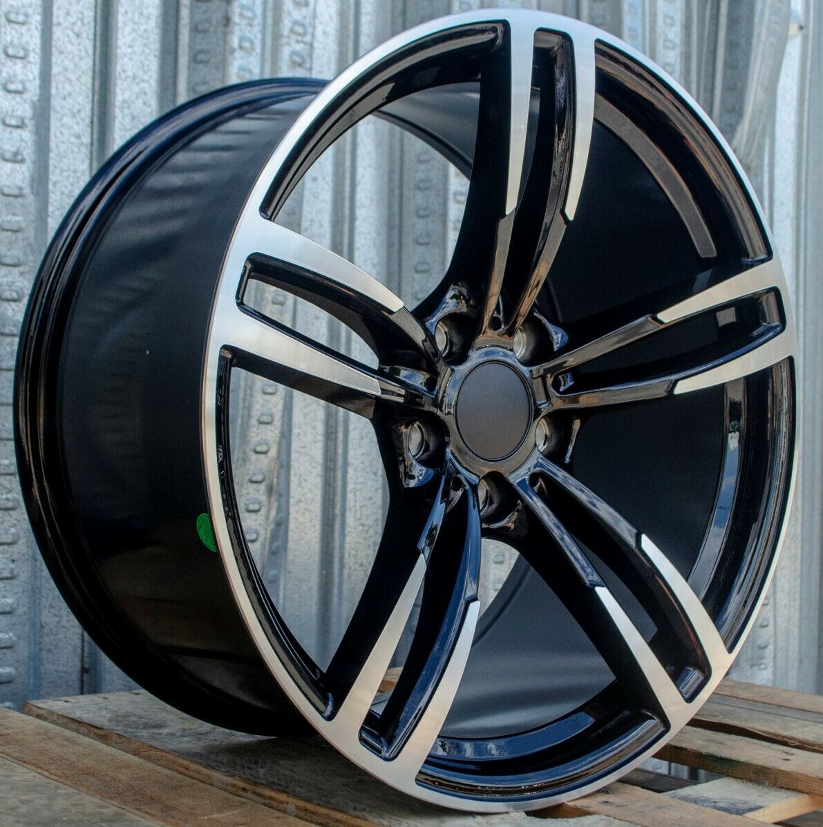 W1121 Black Machined Face 19x9.5 ET35 5x120 CB72.56  C956-B
