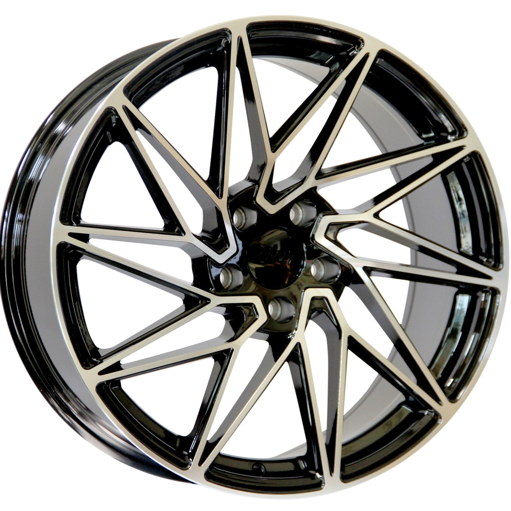 W1300 XH284 Black Machined Face 19x9.5 Et35 5x114.3 CB73.1