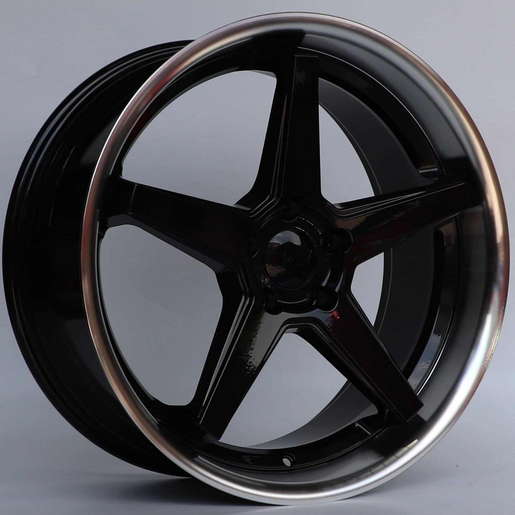 W1501 D1680 Black Machined Lip 20x9.0 ET35 5x112/114.3 CB73.1