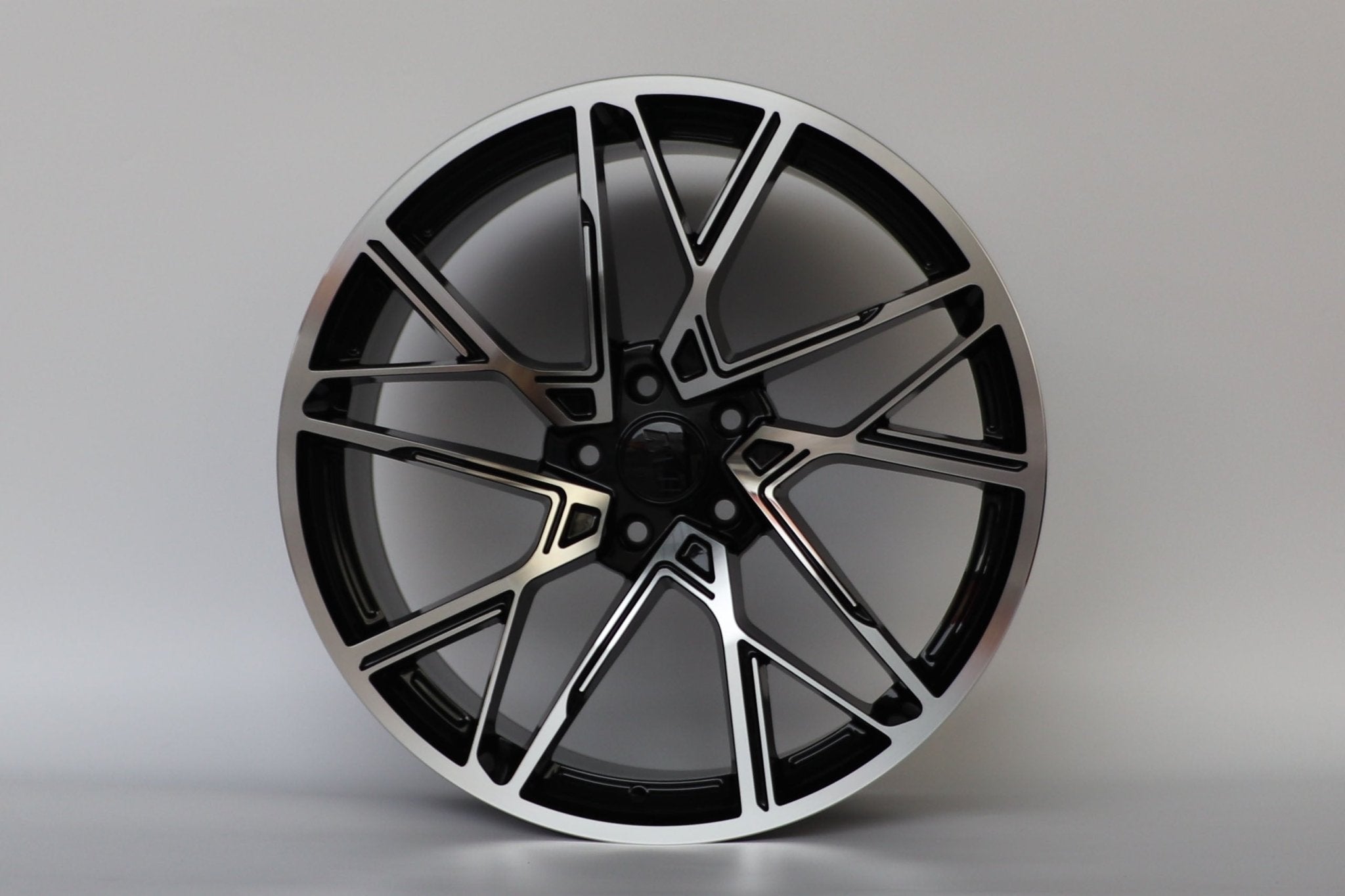 W1507 1463 Black Machined Face 20x8.5 Et35 5x114.3 CB73.1