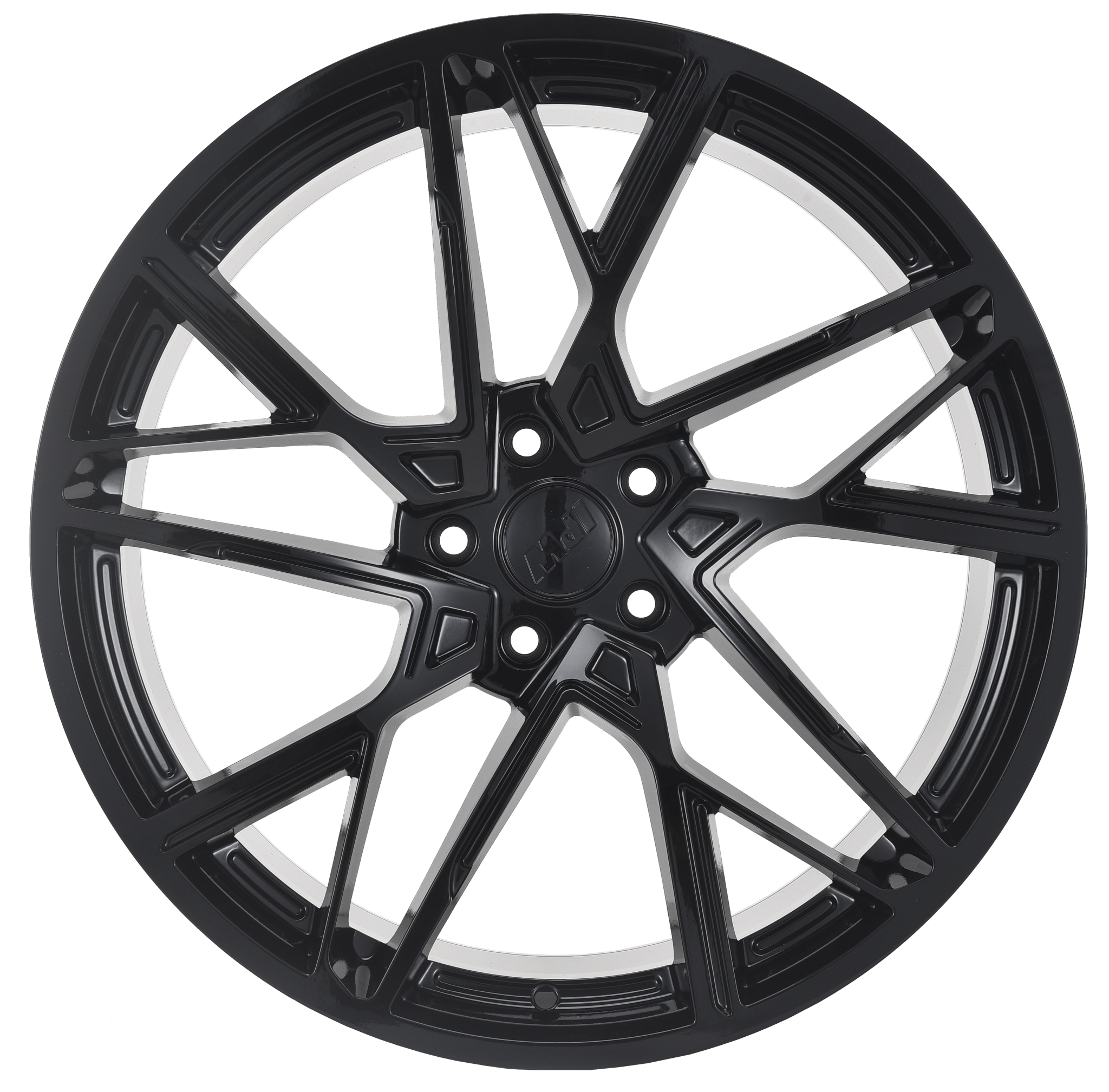 W1507 1463 Gloss Black 20x10 ET40 5x114.3 CB73.1