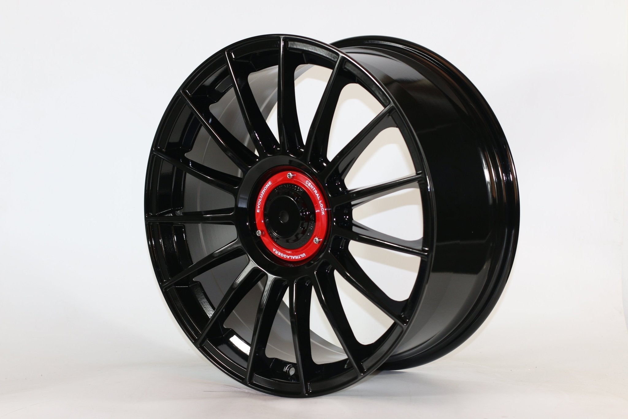 W1544 IVF-257 Gloss Black 18x8.0 ET35 5x112 /114.3 CB73.1