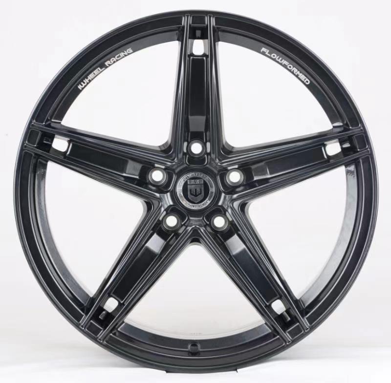 W1546 IVF-411 Gloss Black 18x8.0 ET35 5x114.3 CB73.1