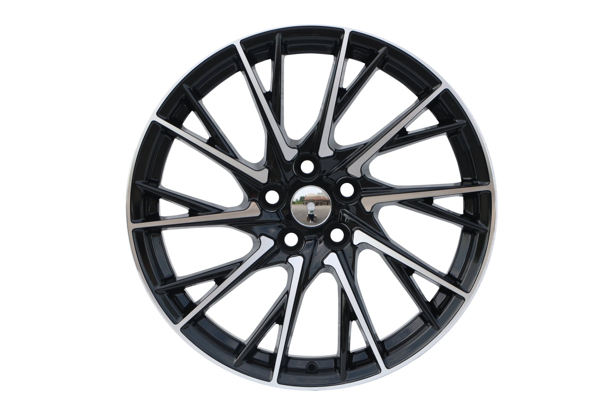 W205 1151 Black Machined Face 19x7.5 ET35 5x114.3 CB60.1