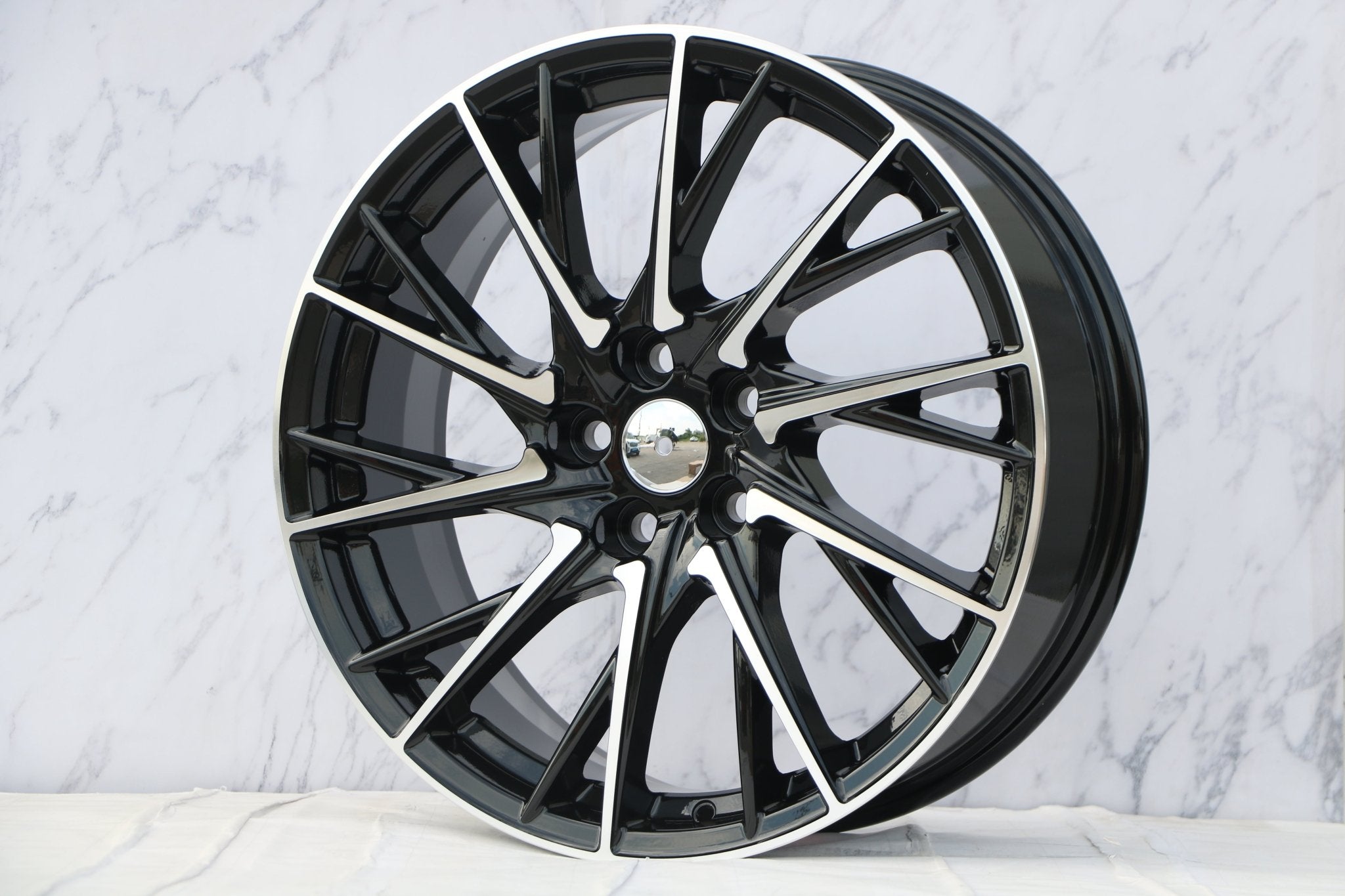 W205 Black Machined Face 19x7.5 ET35  5x100 CB73.1