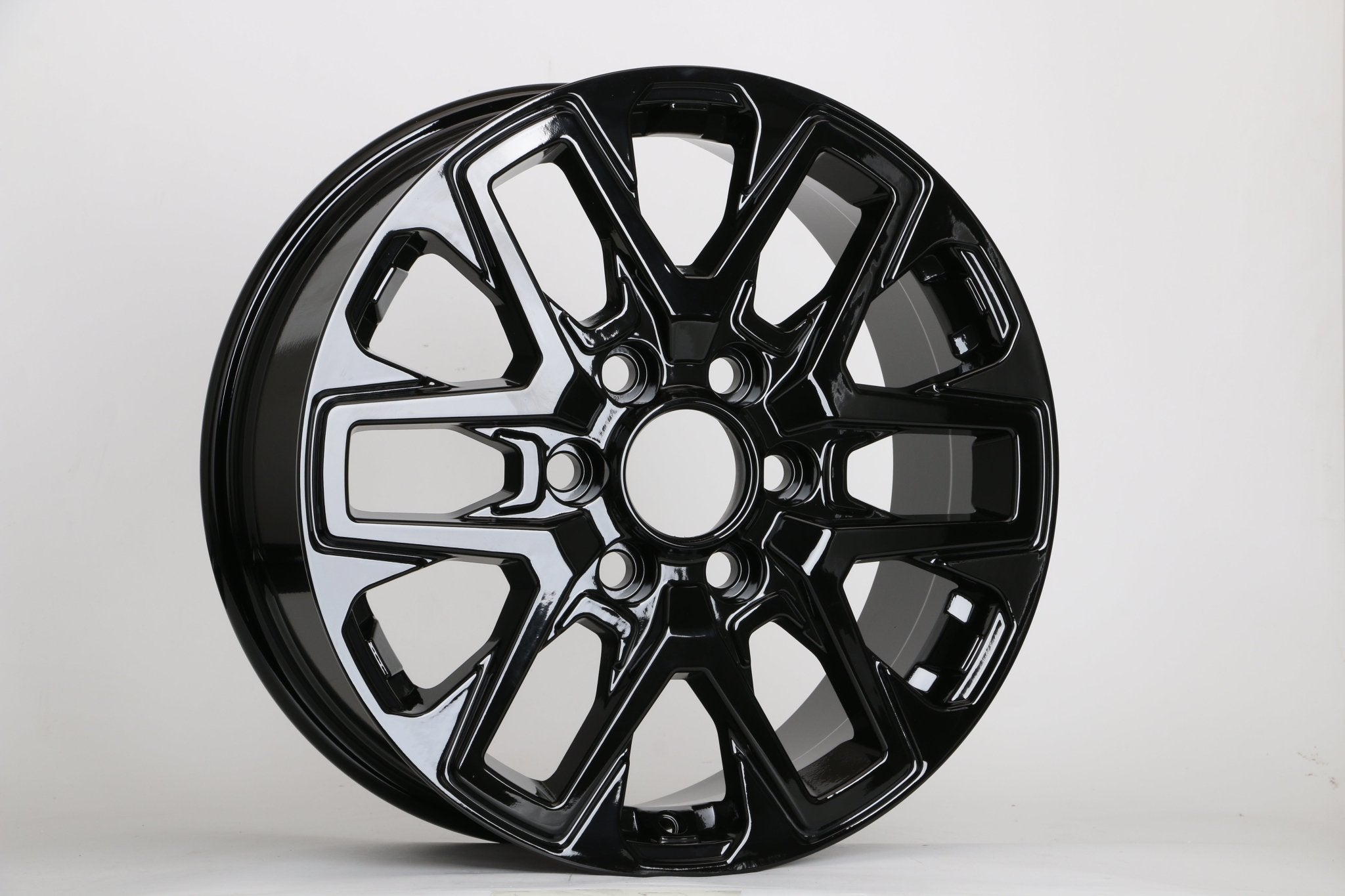 W208 1780 Gloss Black 18x7.5 ET60 6x139.7 CB95.1
