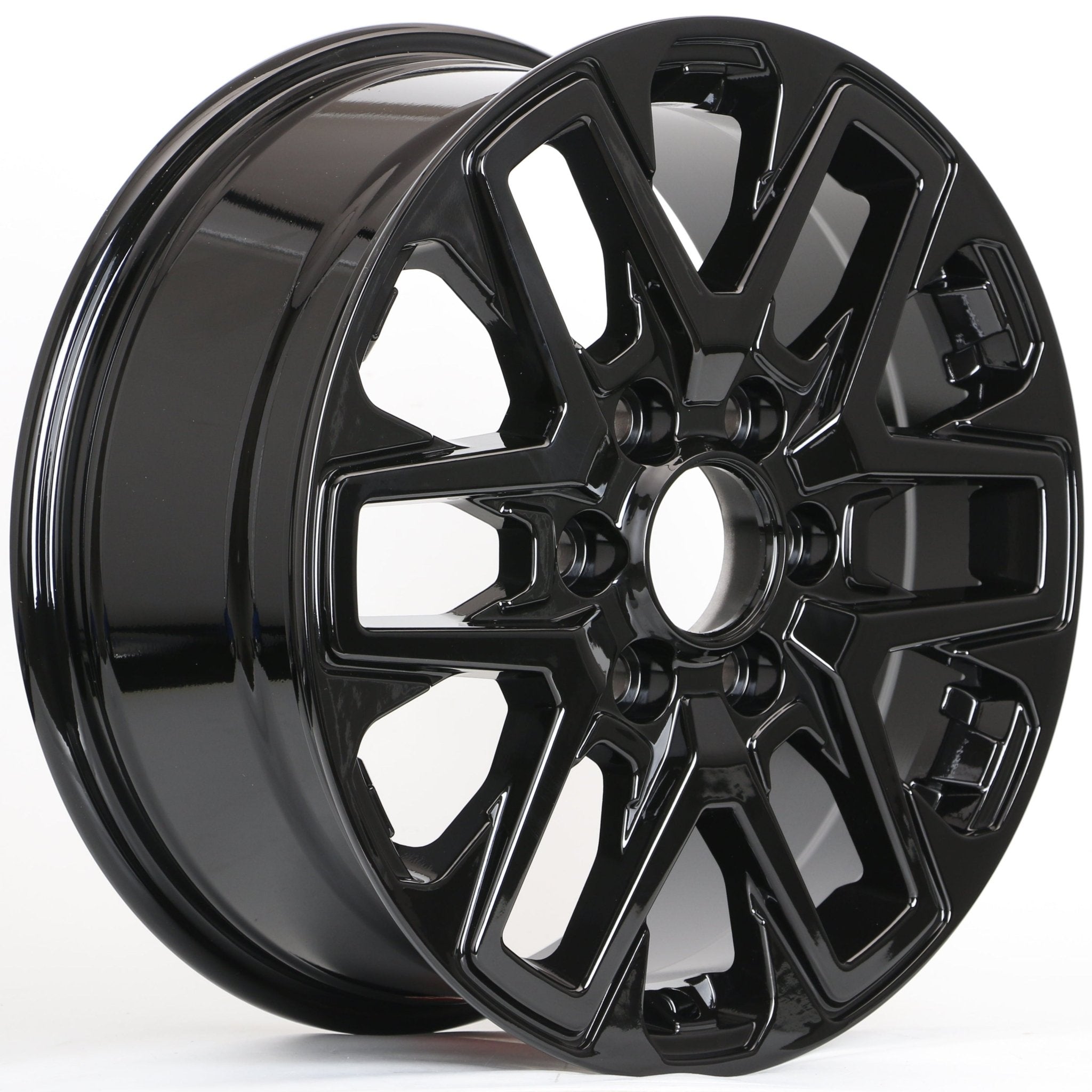 W208 1780 Gloss Black 18x7.5 ET60 6x139.7 CB95.1