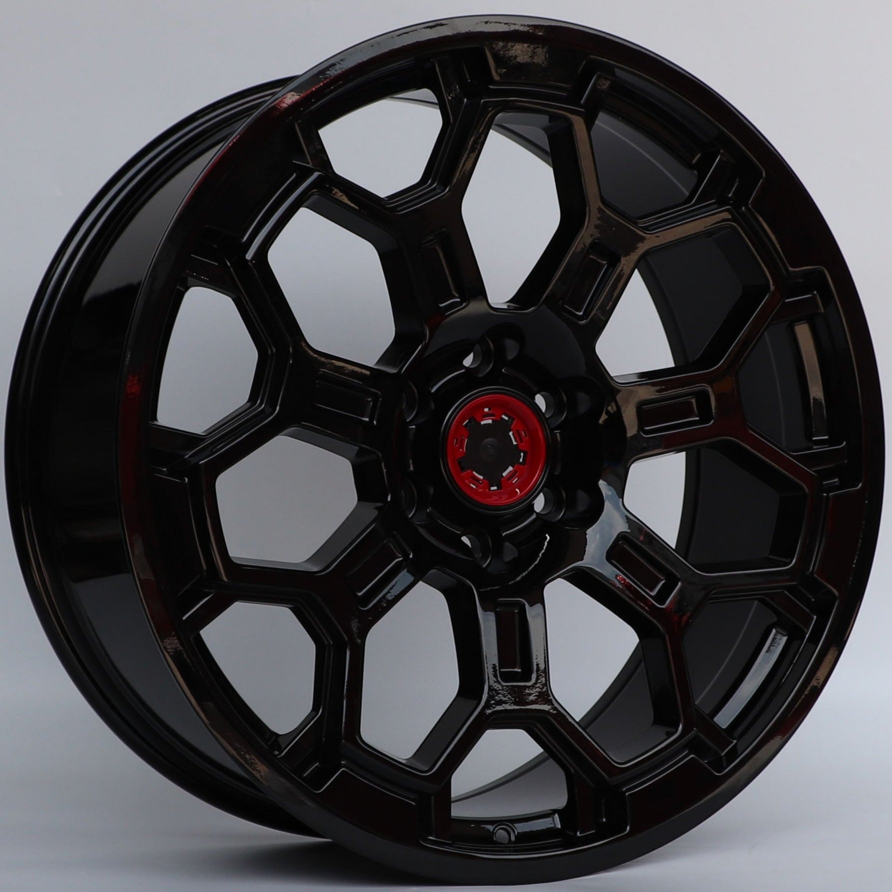 W217 1858 Gloss Black 22x9.0 ET15 6x139.7 CB106.1