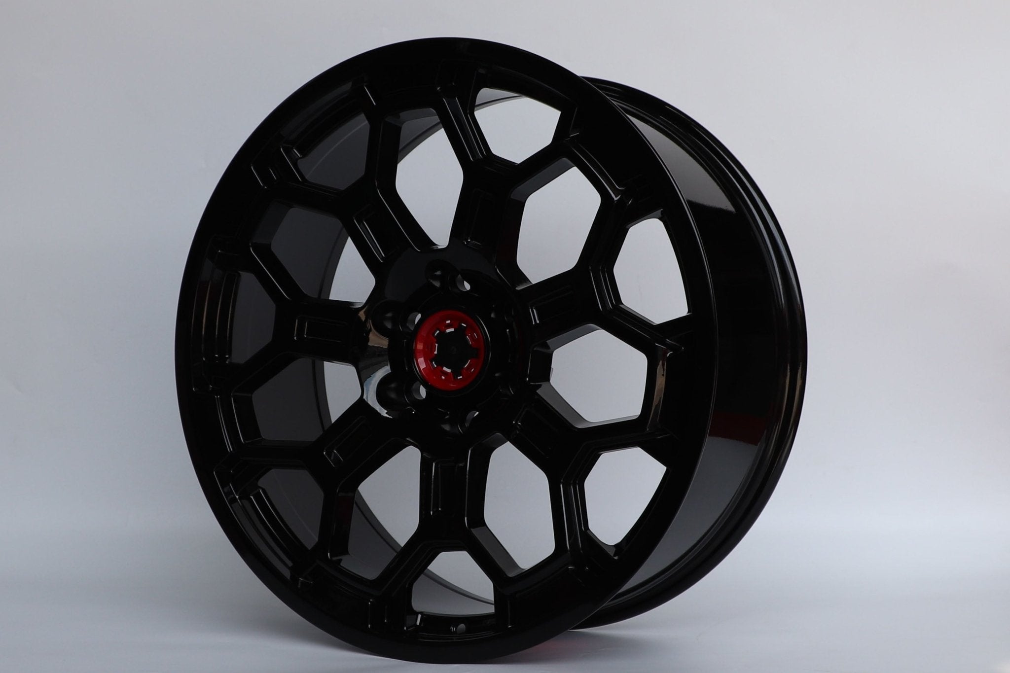W217 1858 Gloss Black 17x7.5 ET5 6x139.7 CB106.1