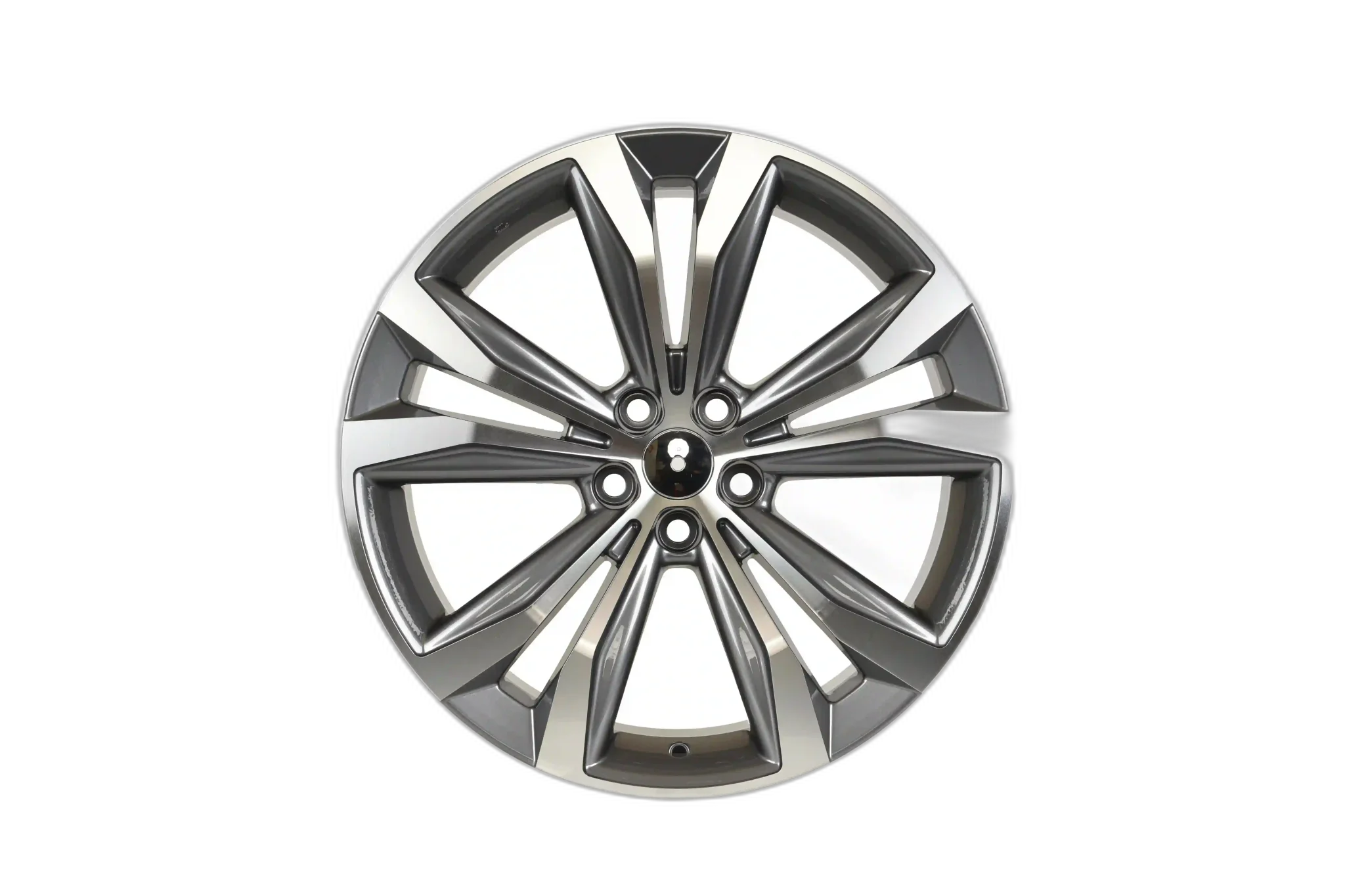 W247 Gunmetal Machined Face 22x8.0 ET40 5x114.3 CB73.1