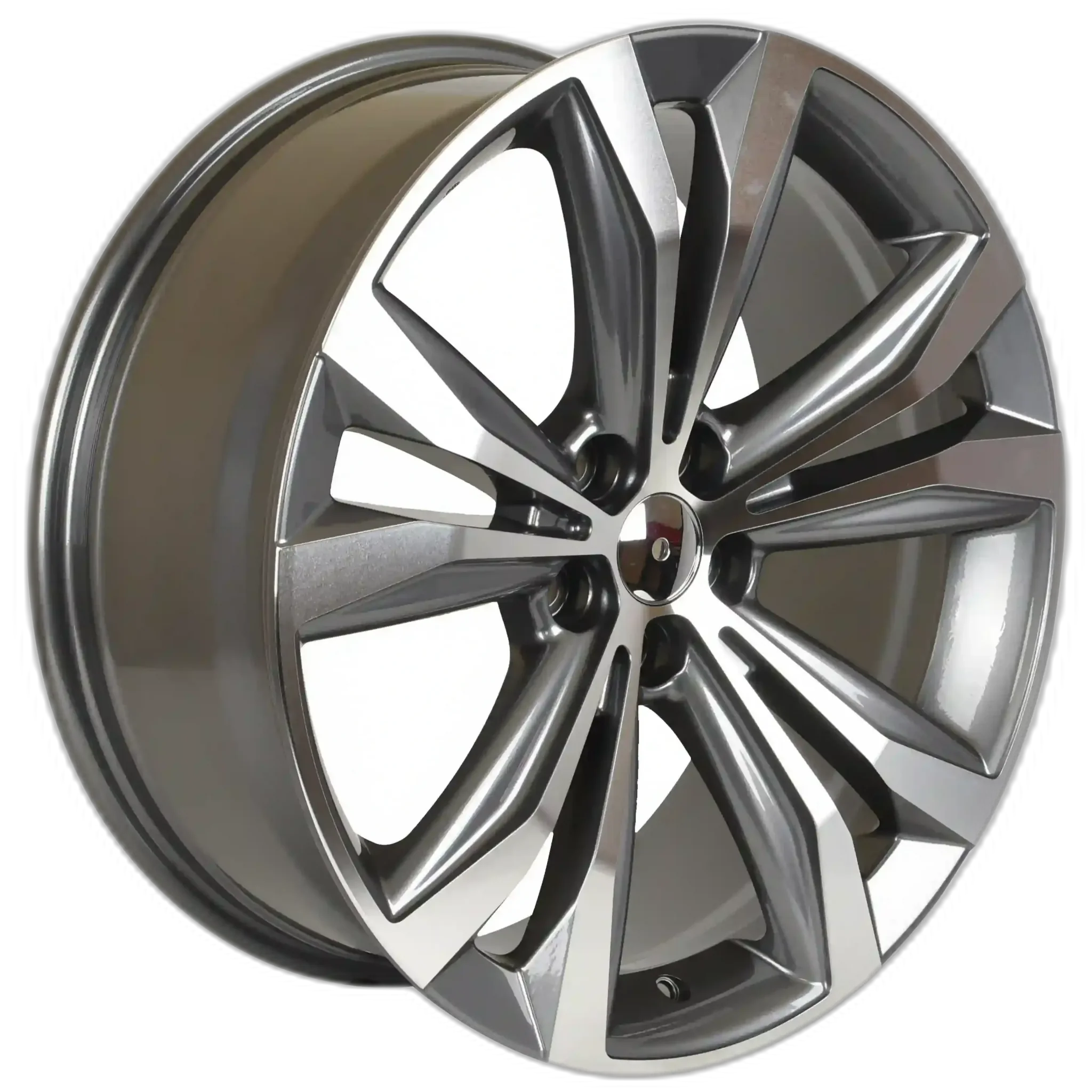 W247 Gunmetal Machined Face 22x8.0 ET40 5x114.3 CB73.1
