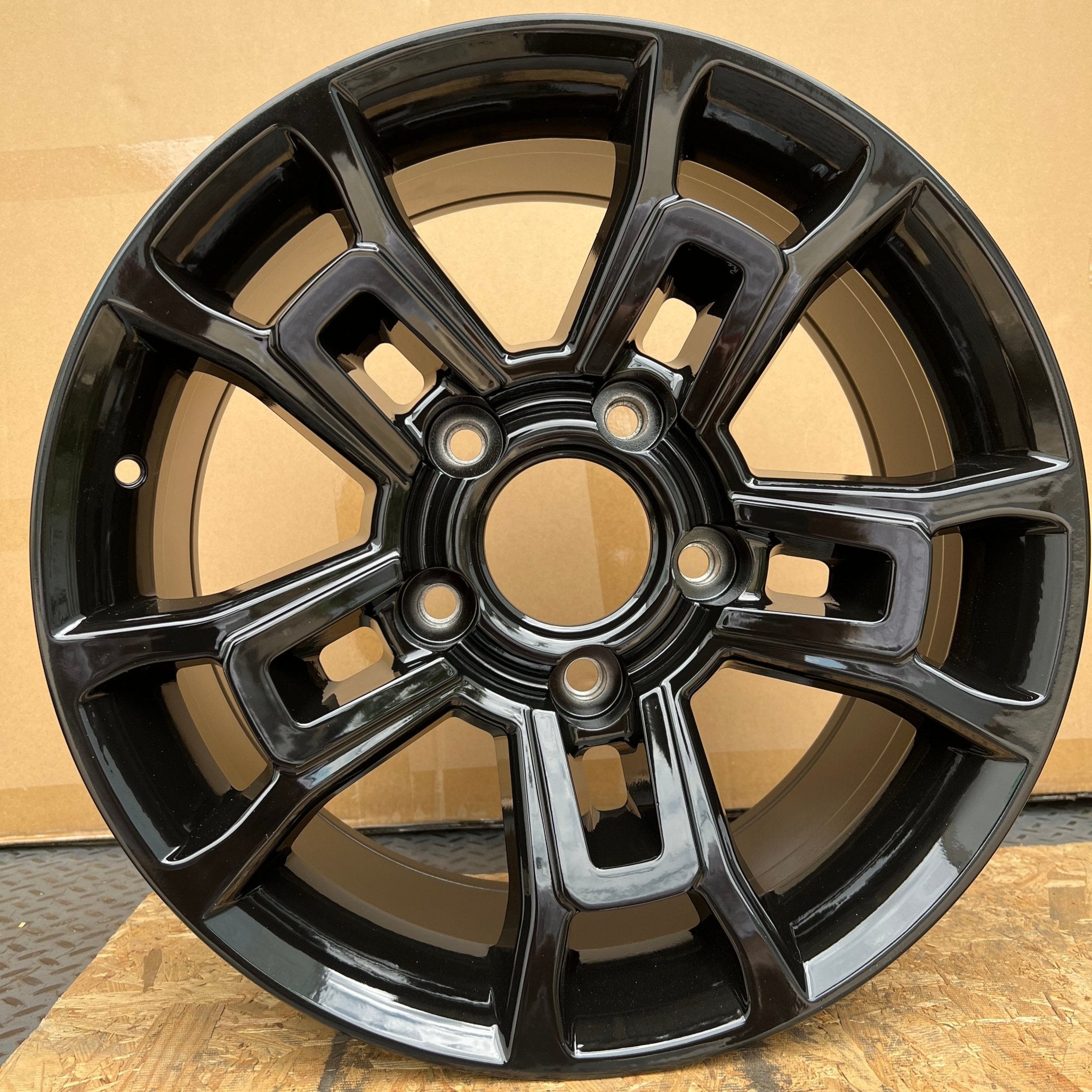W253 1857 Gloss Black 20x8.5 ET55 CB110 5x150