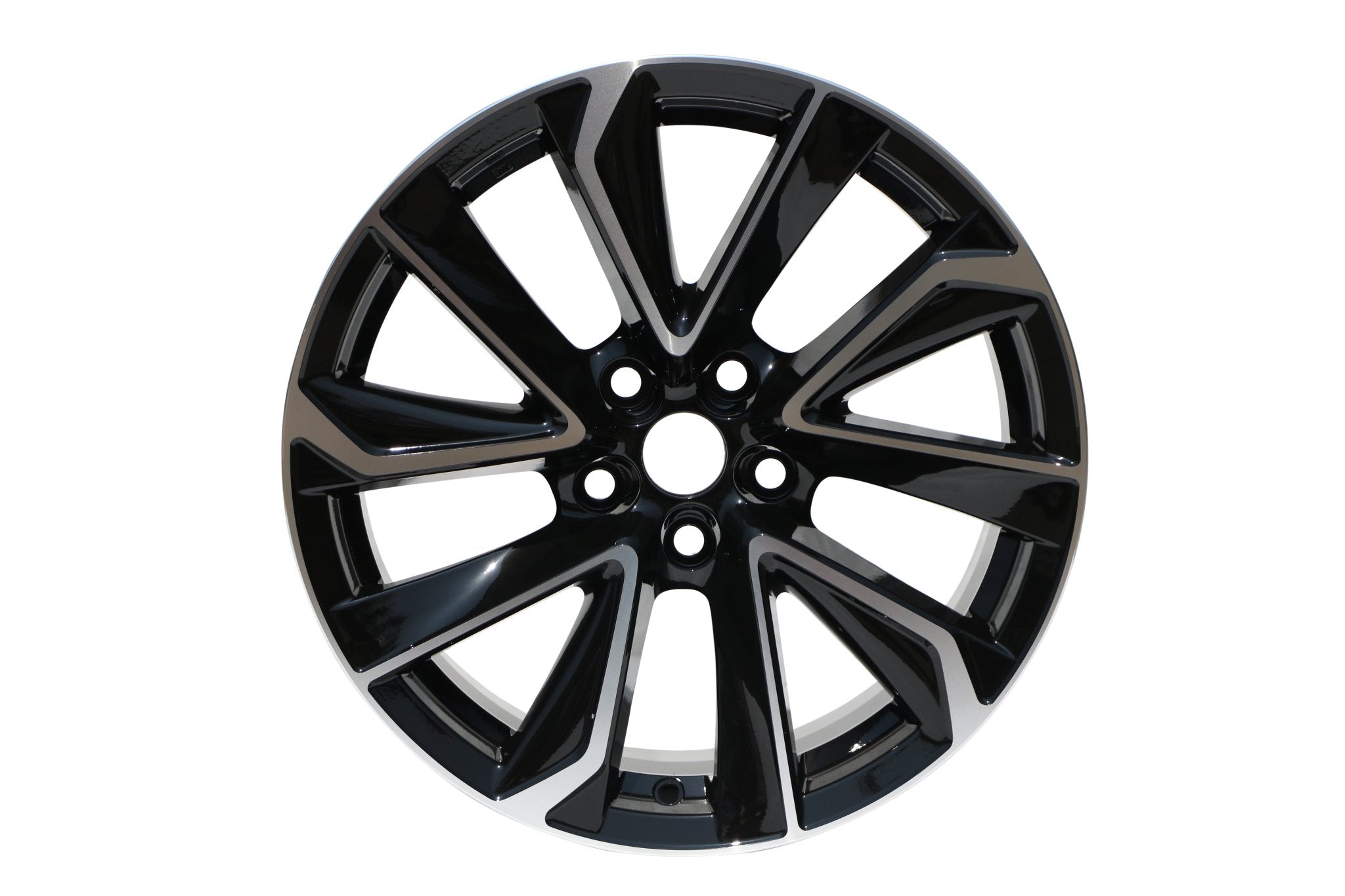 W254 D2038 Black Machined Face 18x8.0 ET40 CB73.1 5x114.3