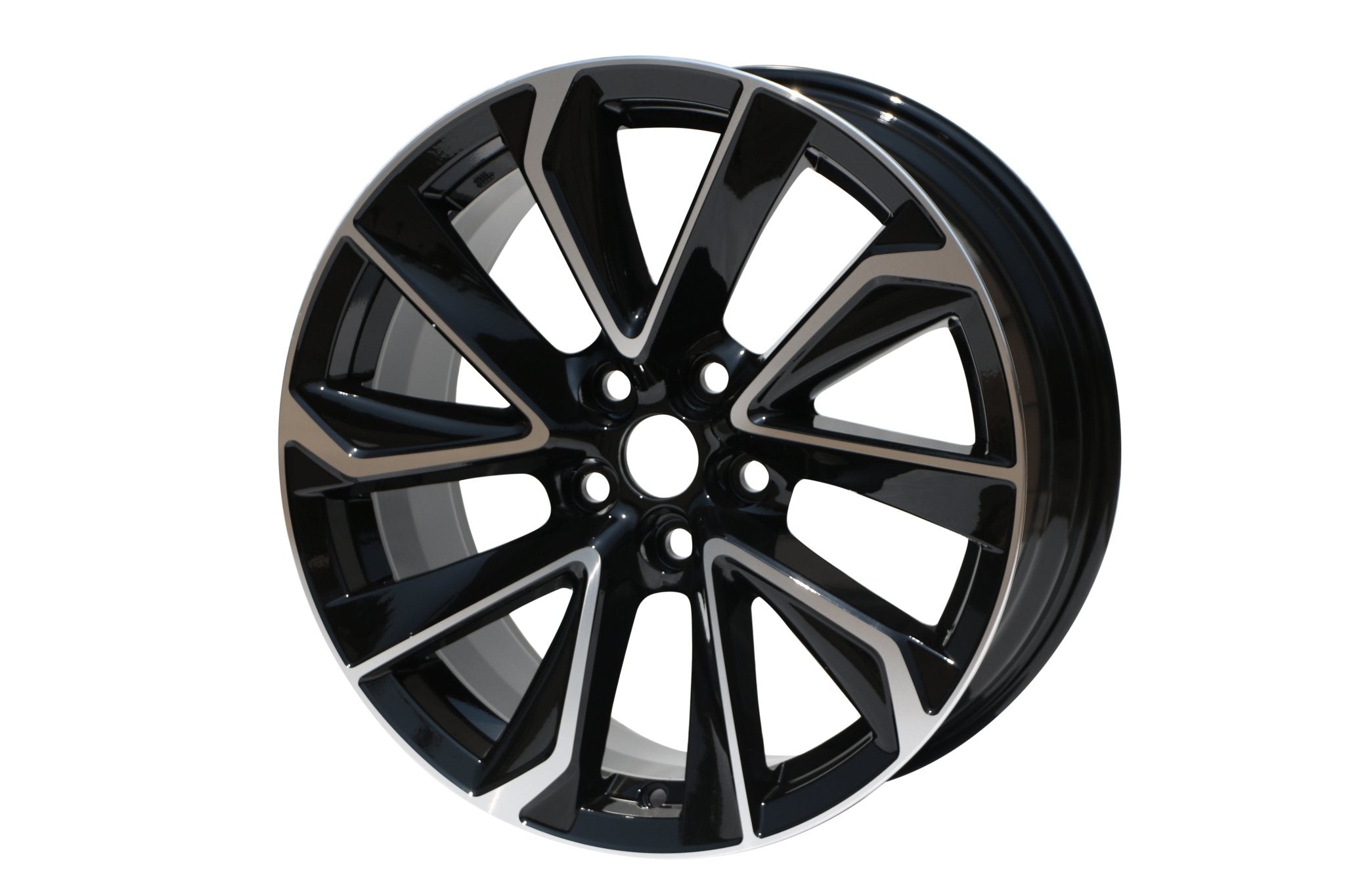 W254 2038 Black Machined Face 17x7.5 ET35 5x100 CB54.1 C2038-B