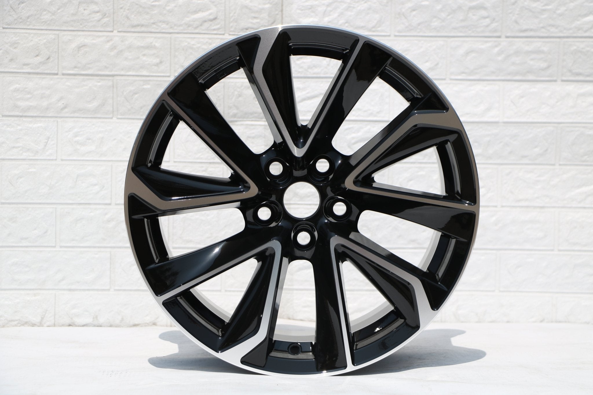 W254 2038 Black Machined Face 17x7.5 ET35 5x100 CB54.1 C2038-B