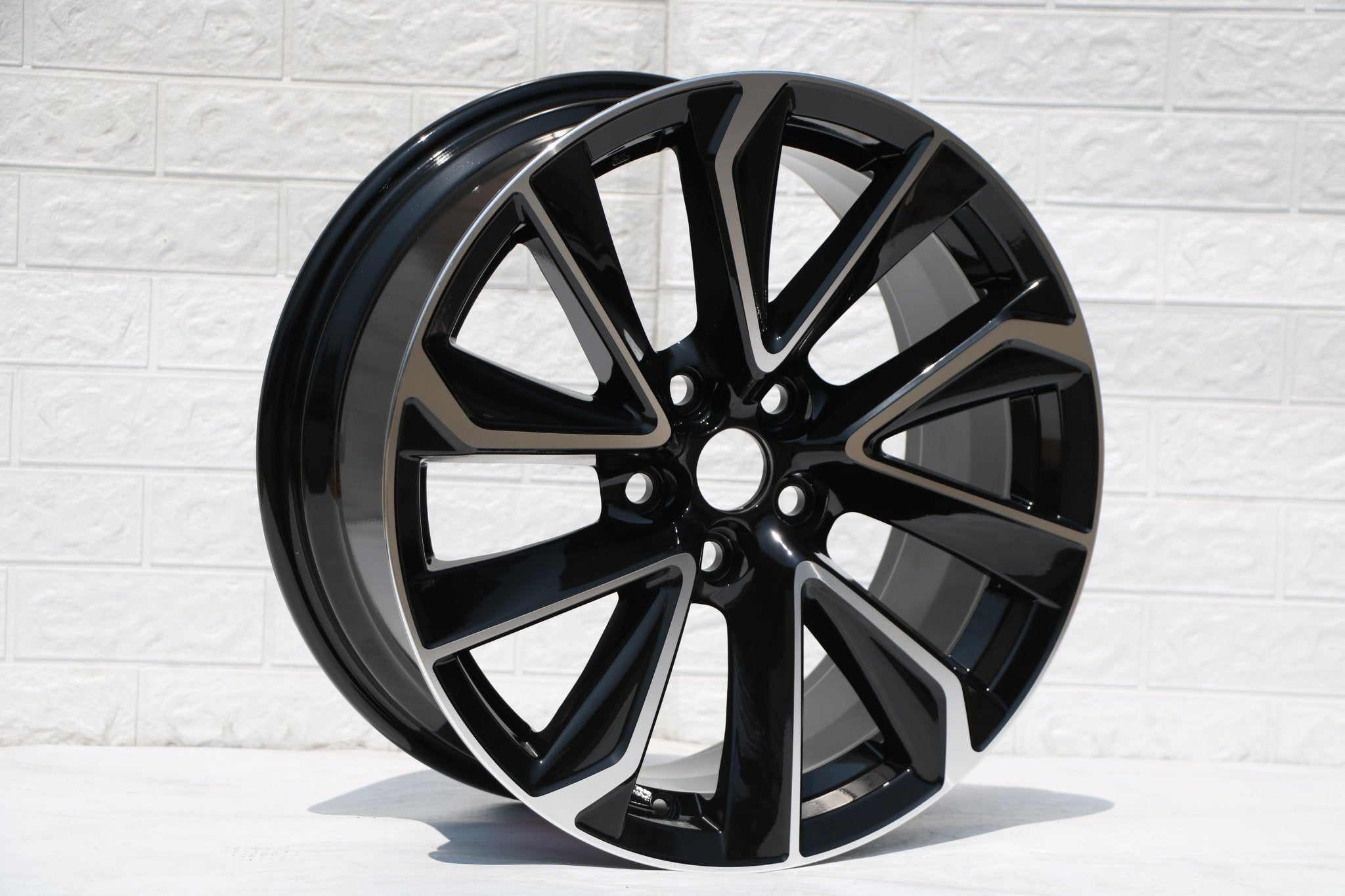 W254 2038 Black Machined Face 17x7.5 ET35 5x100 CB54.1 C2038-B