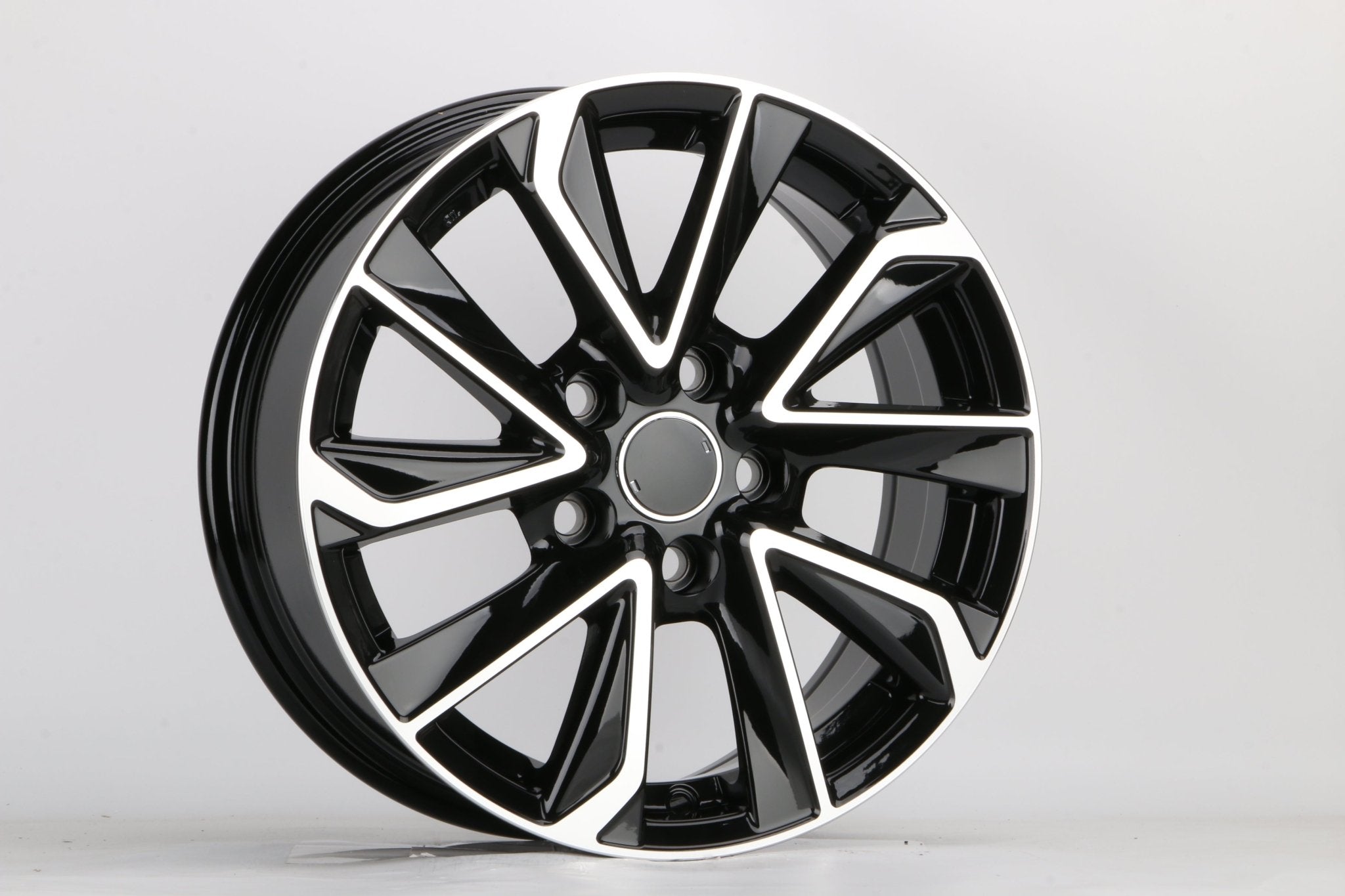 W254 2038 Black Machined Face 17x7.5 ET35 5x100 CB54.1 C2038-B