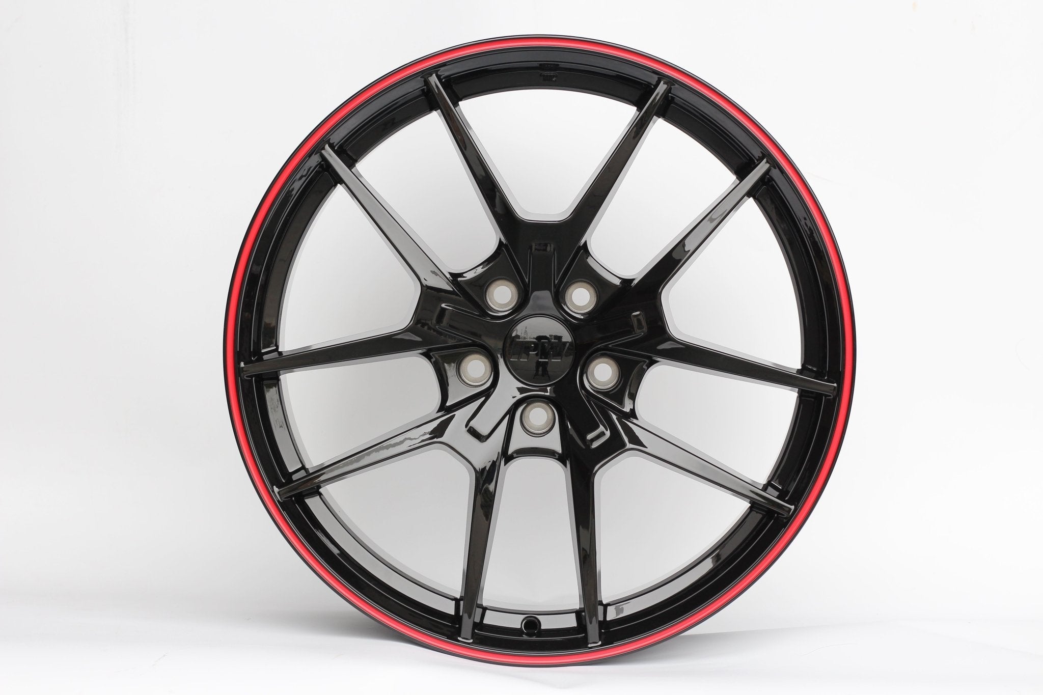 W301 Flow Forged XY31 Gloss Black Red Lip 19x8.5 ET35 5x114.3 CB73.1 23lbs