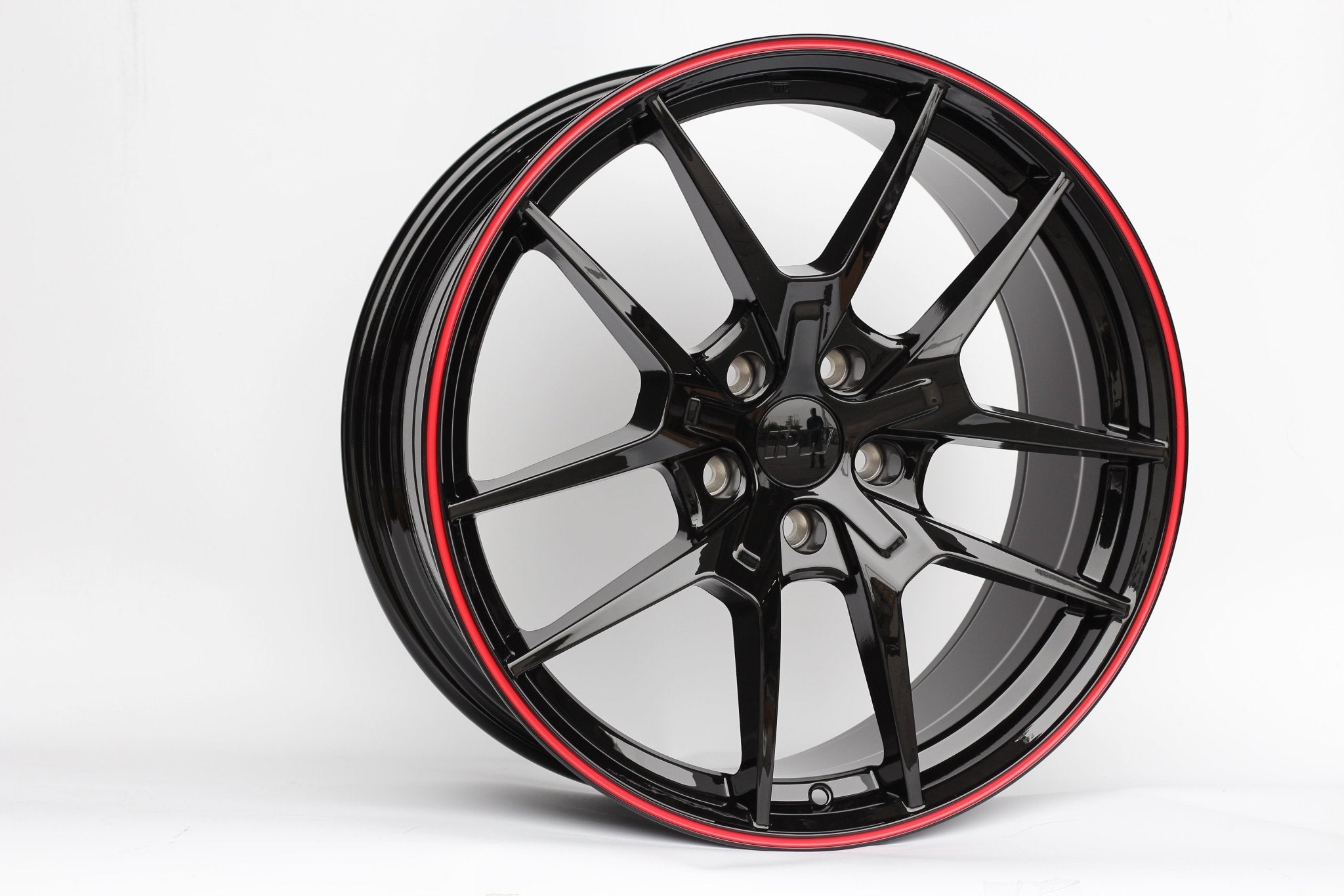 W301 Flow Forged XY31 Gloss Black Red Lip 19x8.5 ET35 5x114.3 CB73.1 23lbs