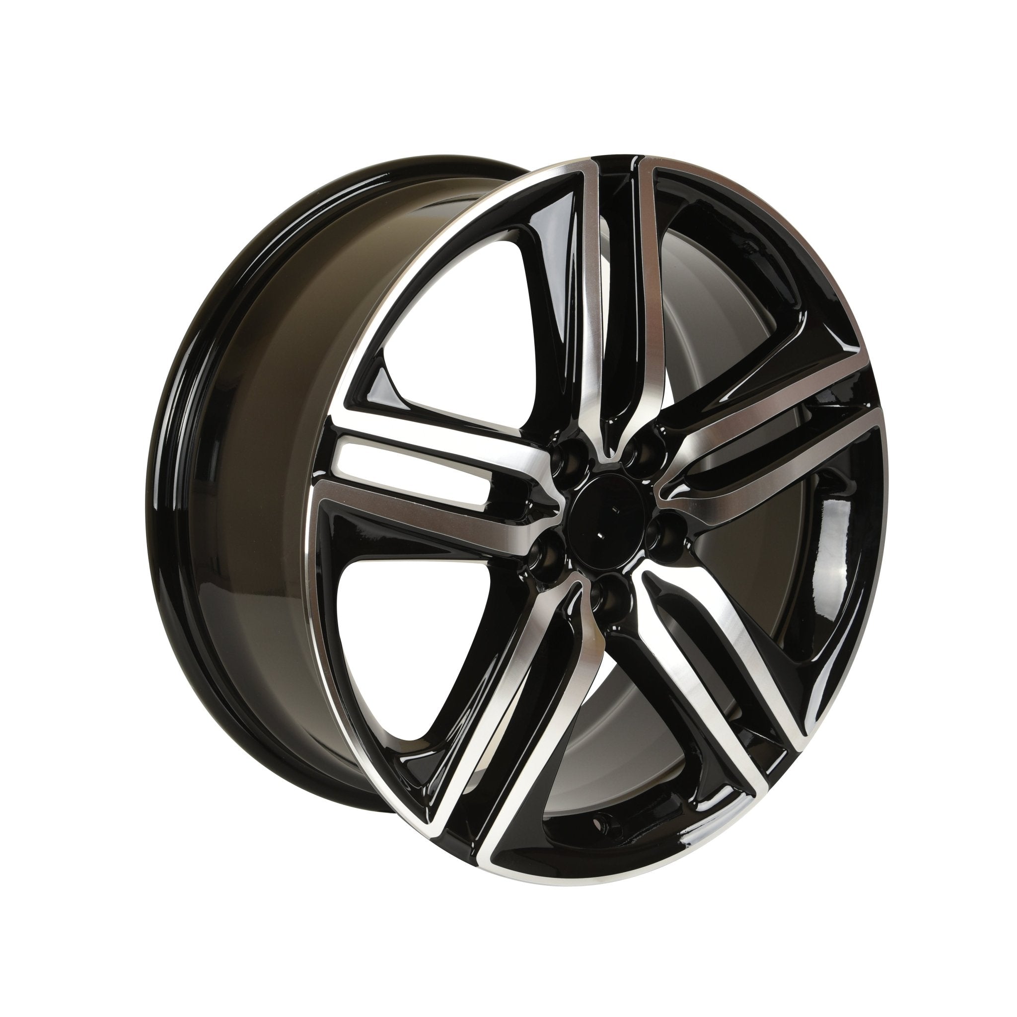 W307 1163 Black Machined Face 19x8.0 ET55 CB64.1 5x114.3