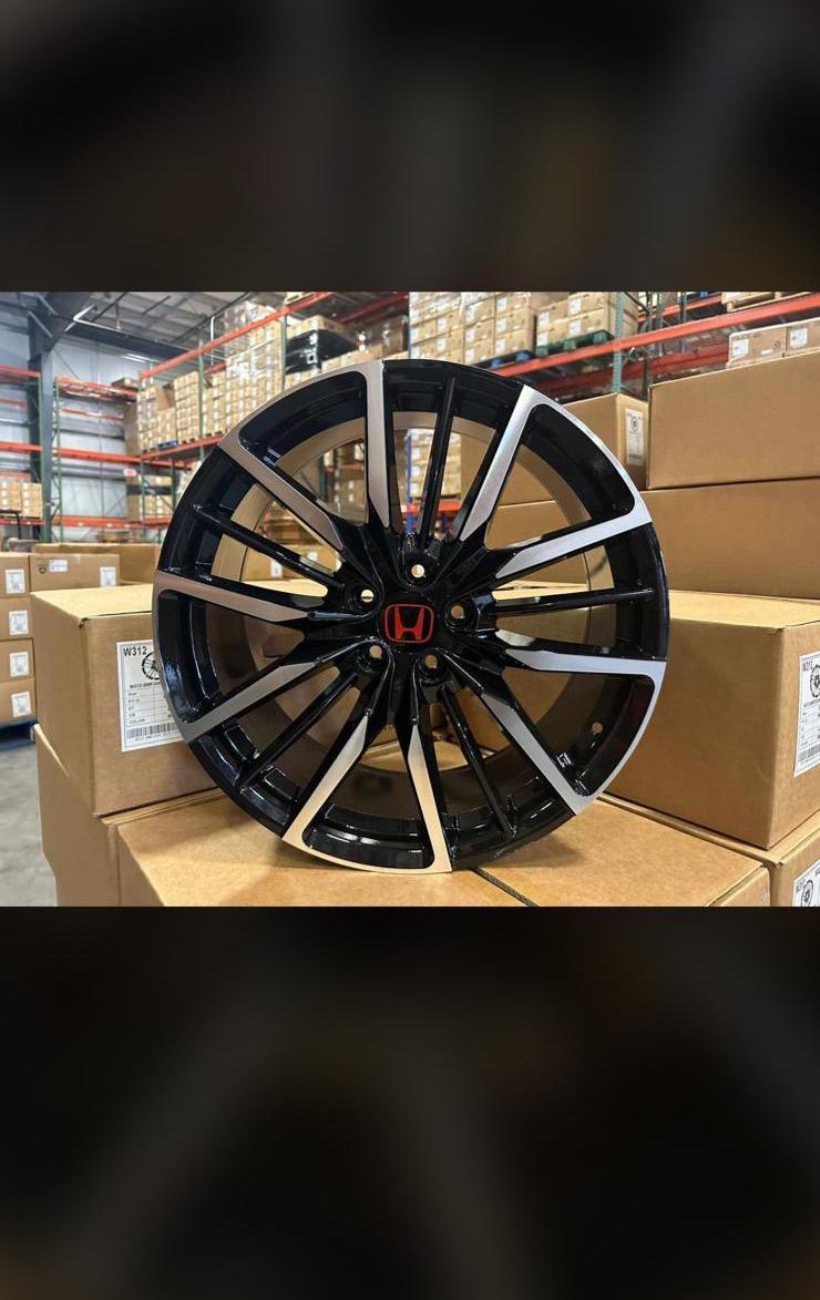 W312 1836 Black Machined Face 20x8.5 ET45 5x120 CB64.1