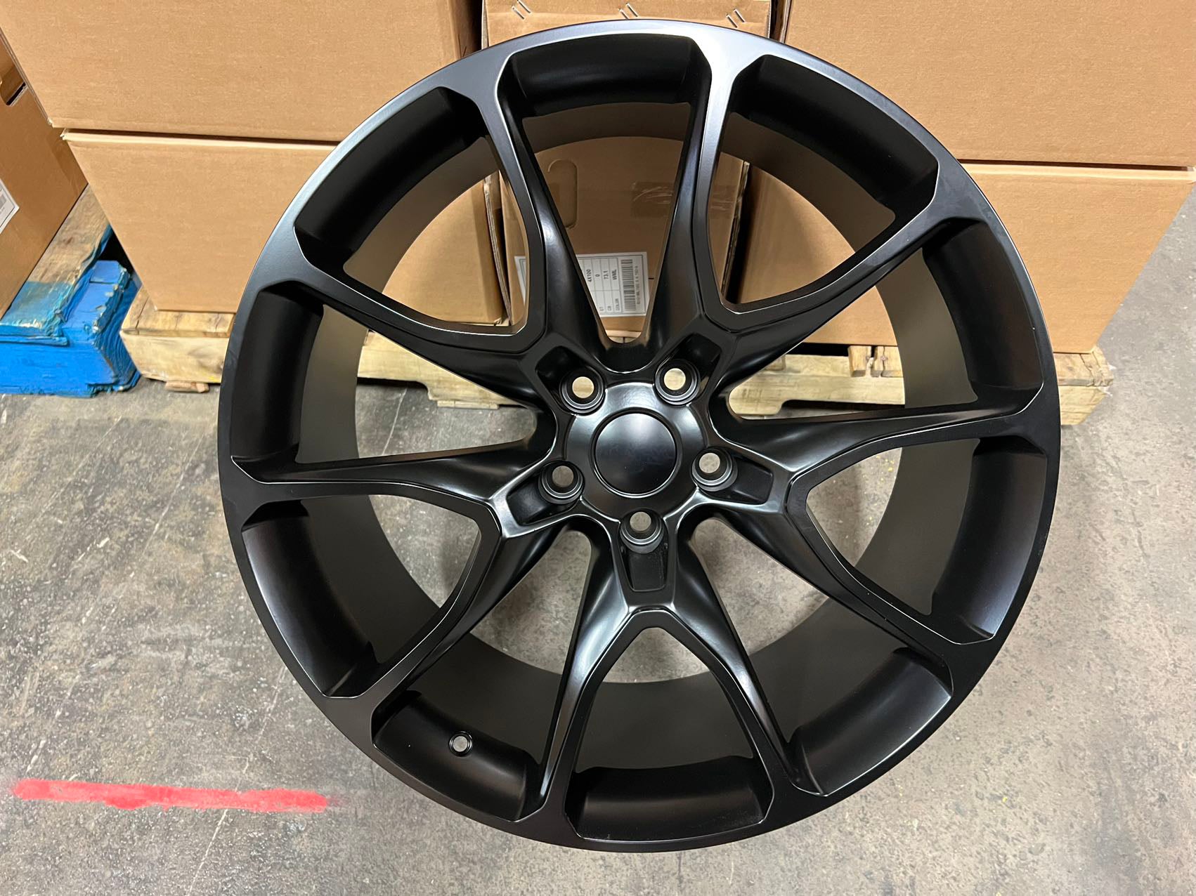 W502 1790 Satin Black 22x10.0 ET45 5x127 CB71.5  C1288-01 LA5B also work but not recommend