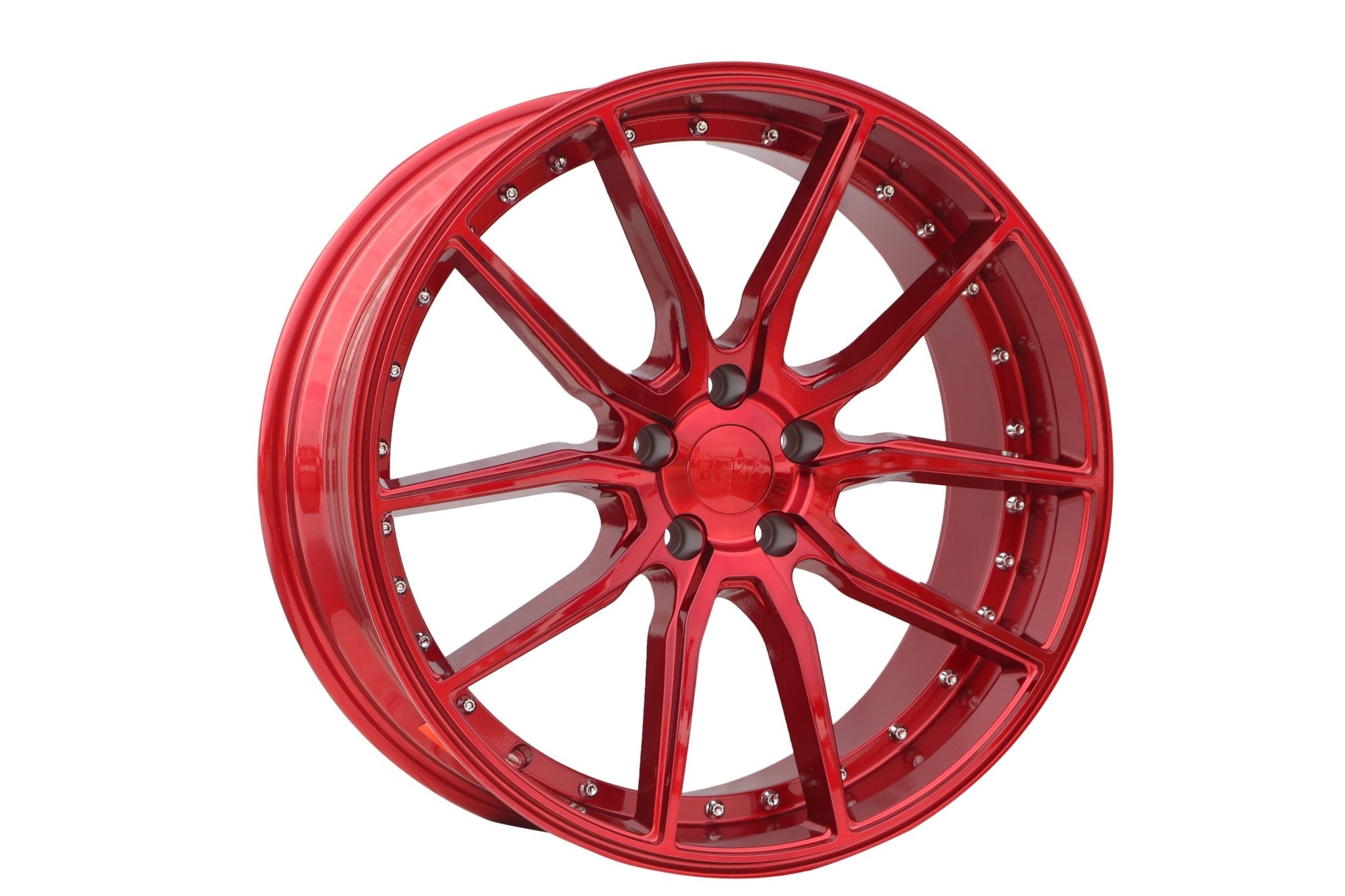 W512 Red with Silver Rivet 20*9.5 ET35 5x120 CB72.56