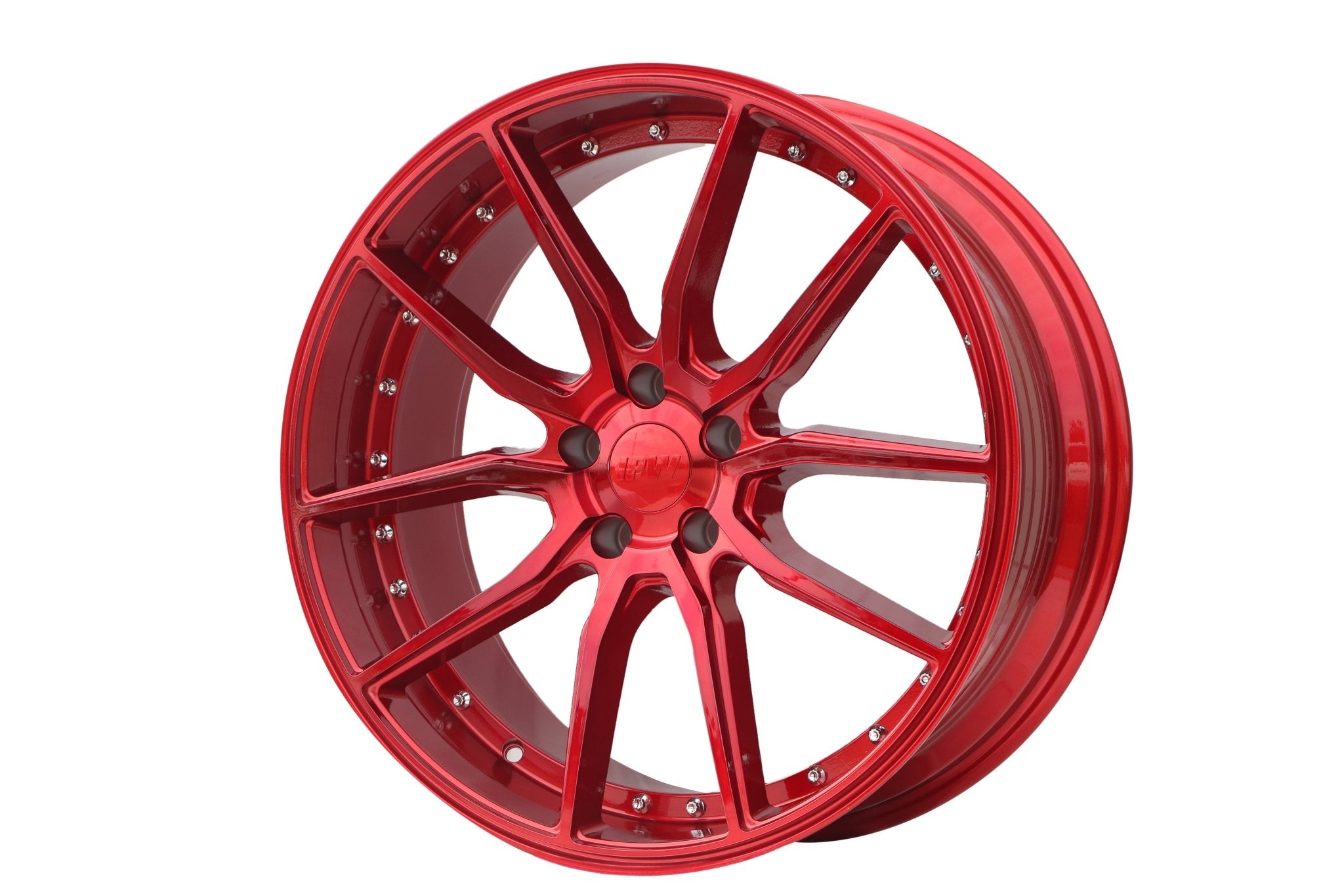 W512 Red with Silver Rivet 20*9.5 ET35 5x120 CB72.56