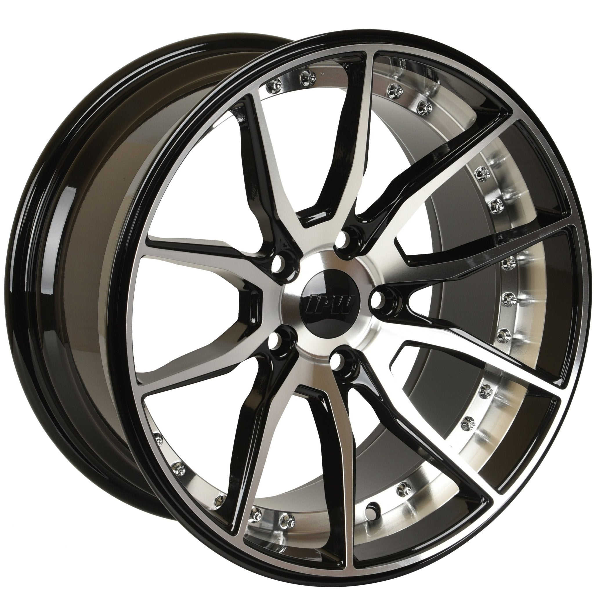 W512 Black Mchined Face 17x7.0 ET35 5x100/114.3 CB73.1