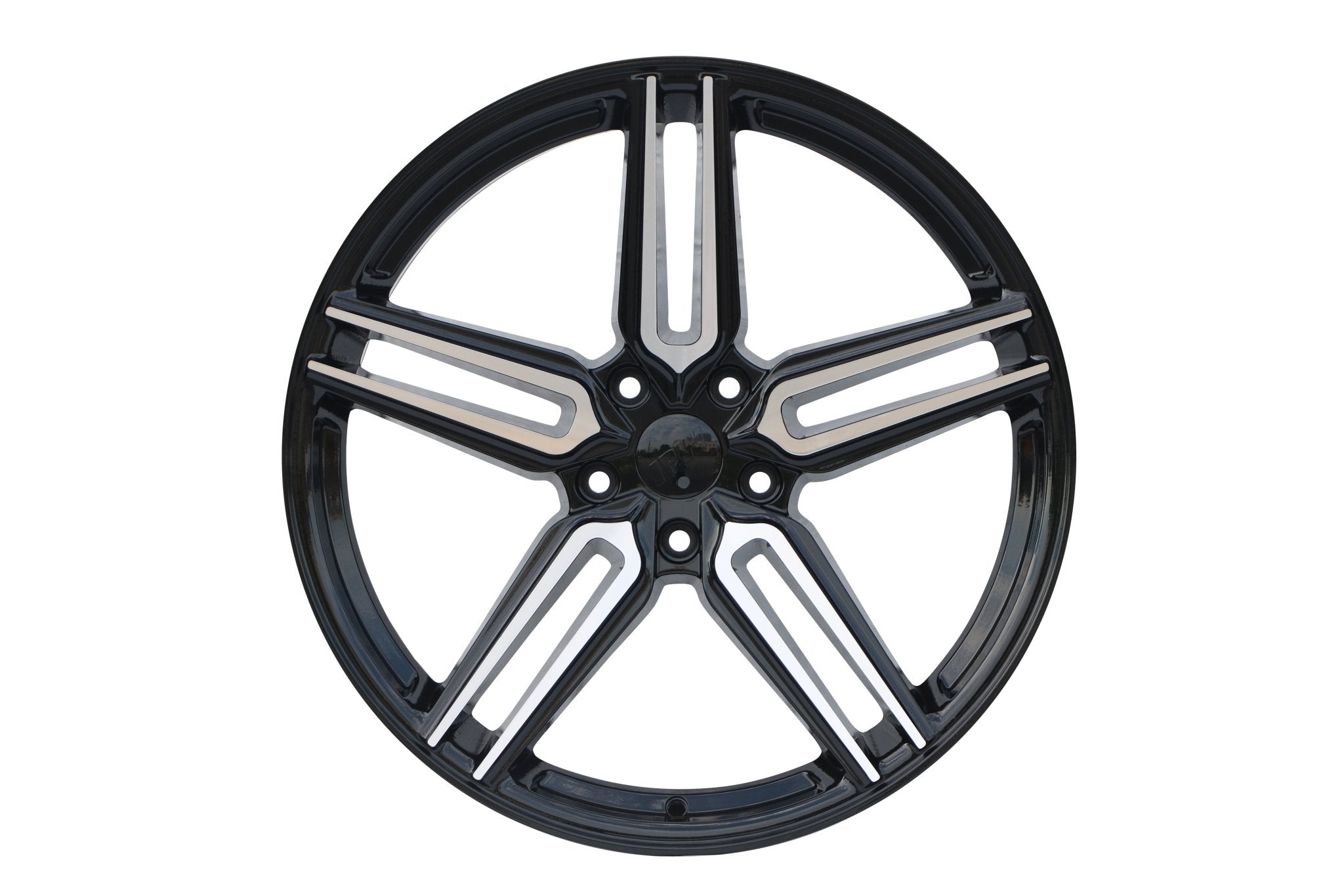 W522 Black Machined Face 20x9.0 ET35 5x120 CB72.5