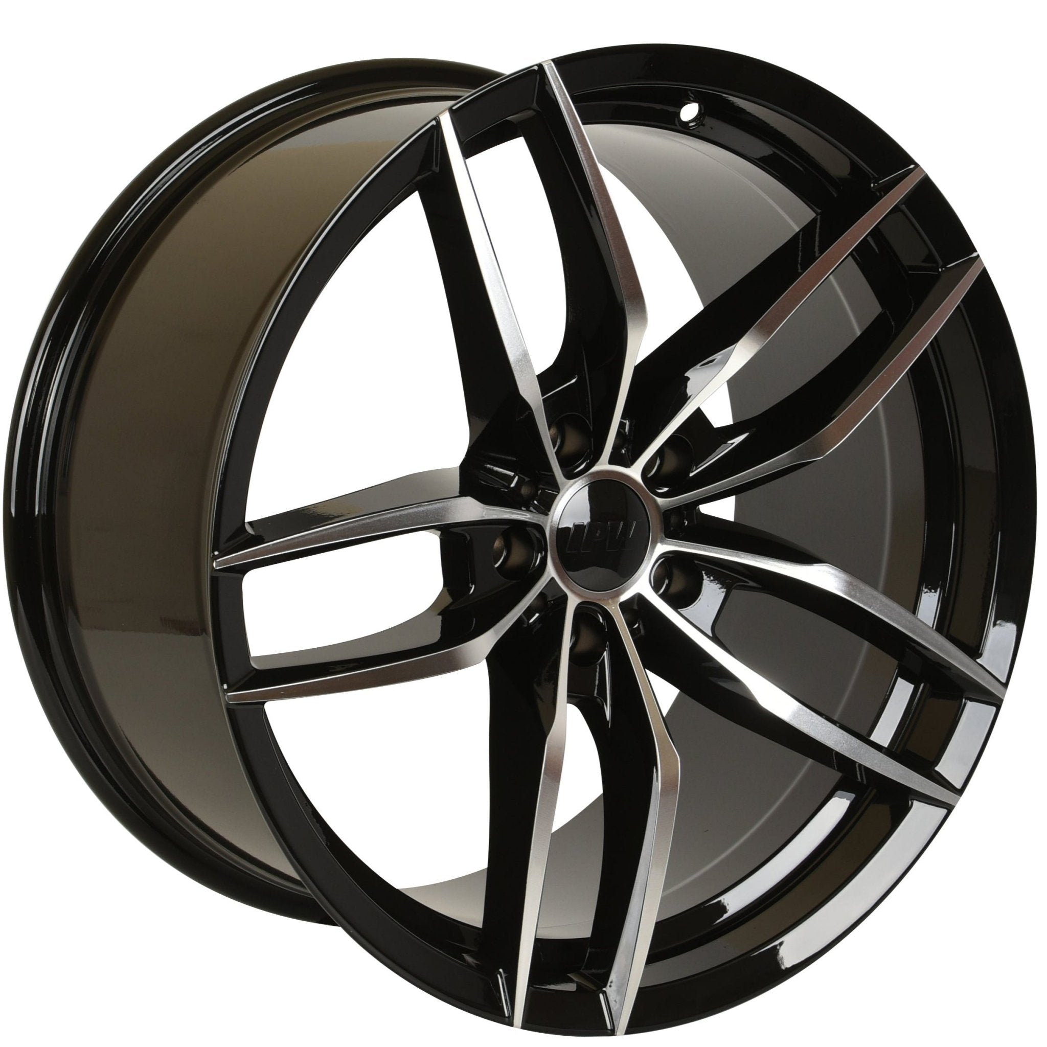W524 D1407 20x9.5 Black Machined Face 20x8.5 Et35 5x114.3 CB73.1