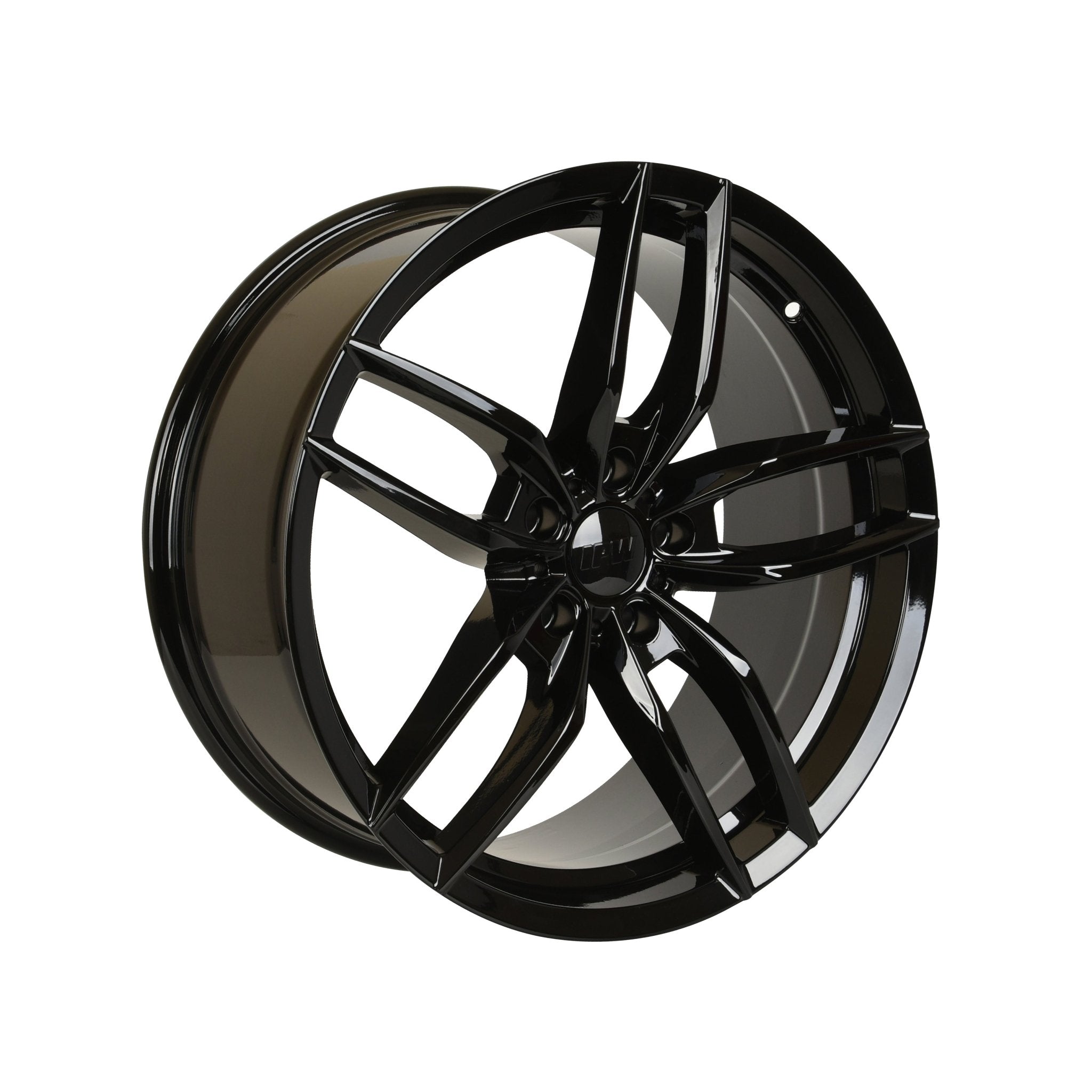 W524 1407 Gloss Black 19x9.5 Et35 5x120 CB72.56