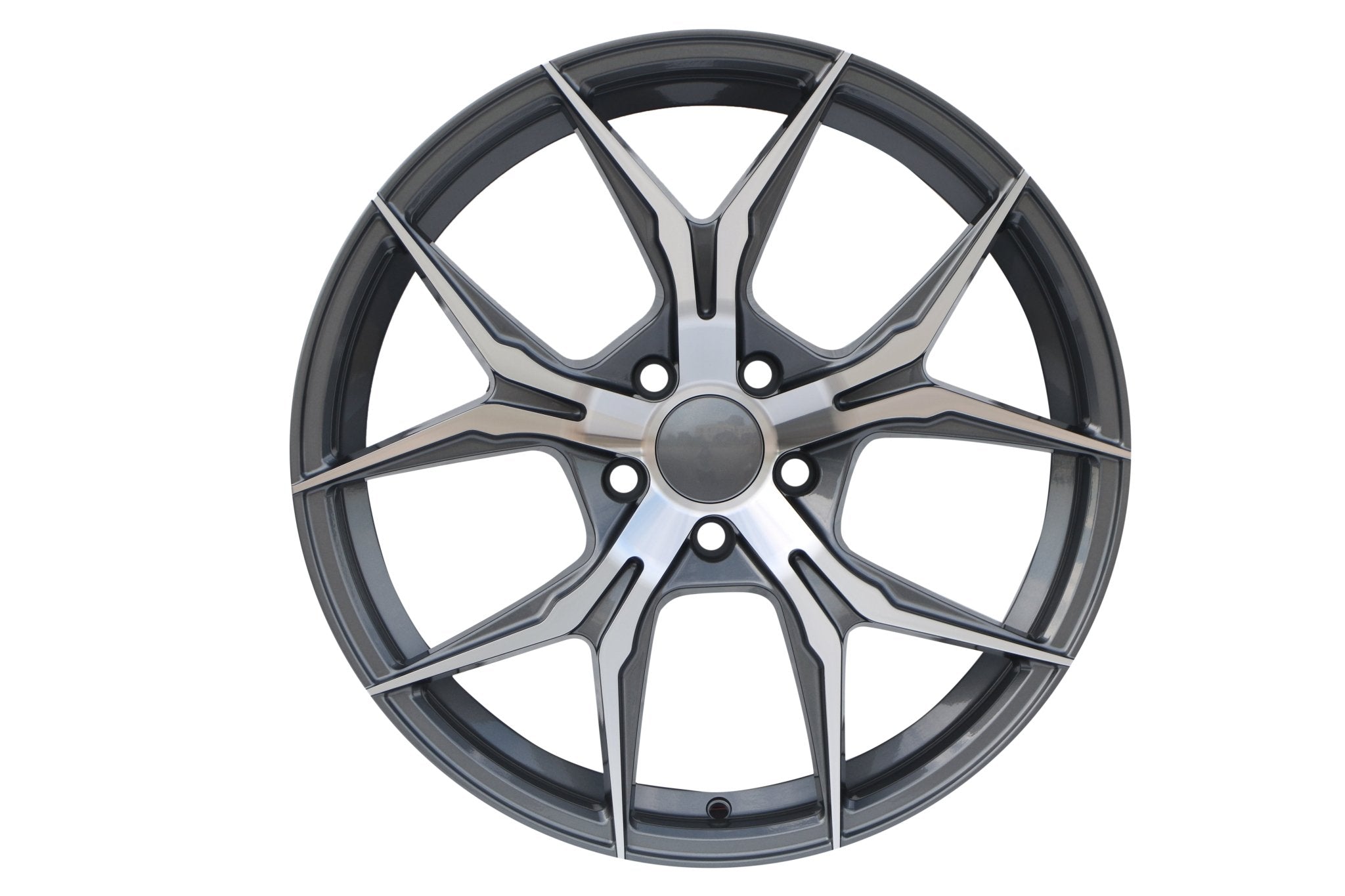 W531 Gunmetal Machined Face 19x8.5 Et35 5x114.3 CB73.1